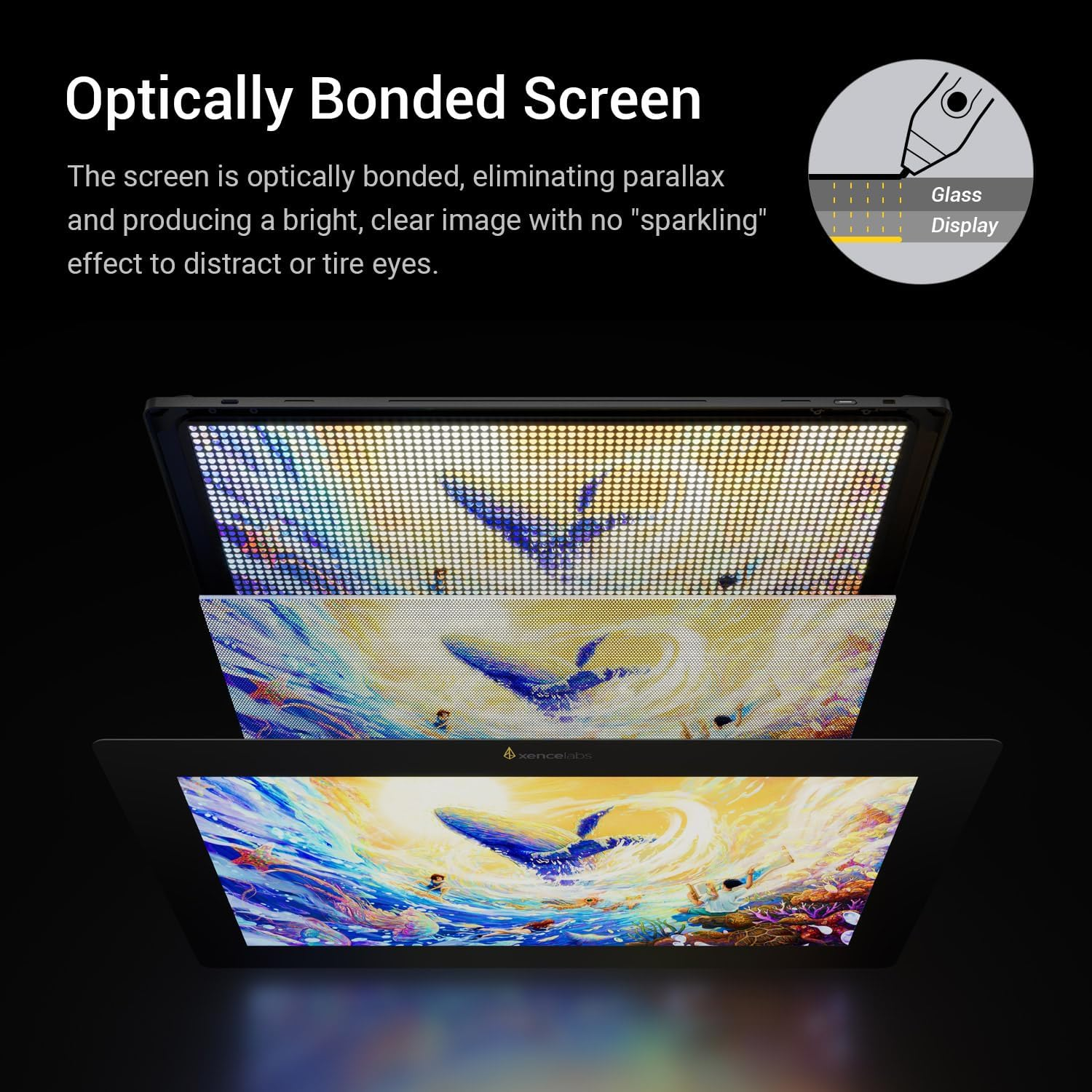 Xencelabs Pen Display 16 Bundle with Quick Keys, 16" Portable Drawing Tablet with Screen Graphic Design Display with 2 Battery-Free Pens for Win/Win-Arm/Macos/Linux, Black image number 3