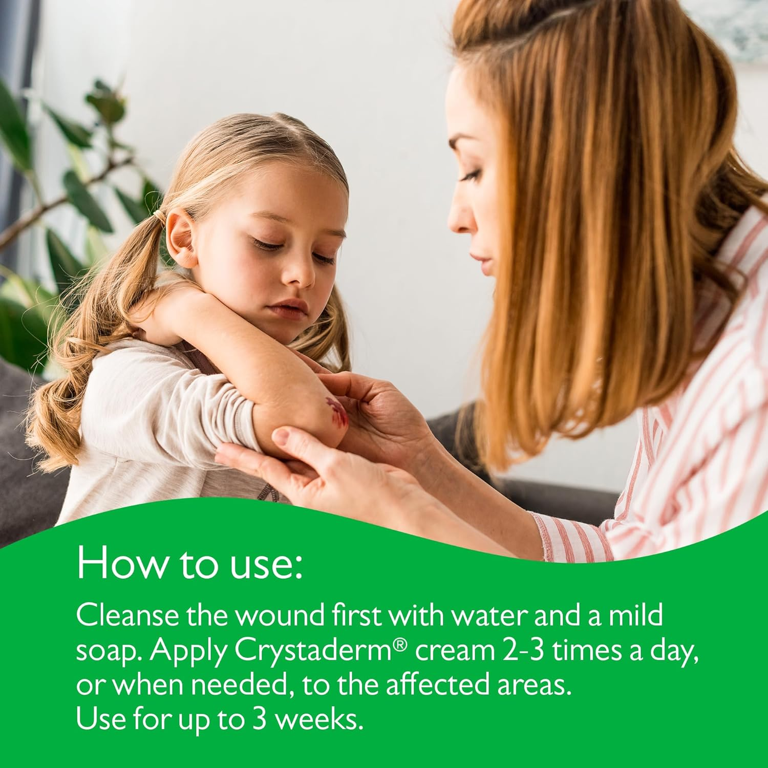 Crystaderm First Aid Cream - Wound Care Cream for Minor Skin Wounds. for Cuts, Grazes and Scrapes. Wound Healing Cream 10G Tube image number 6