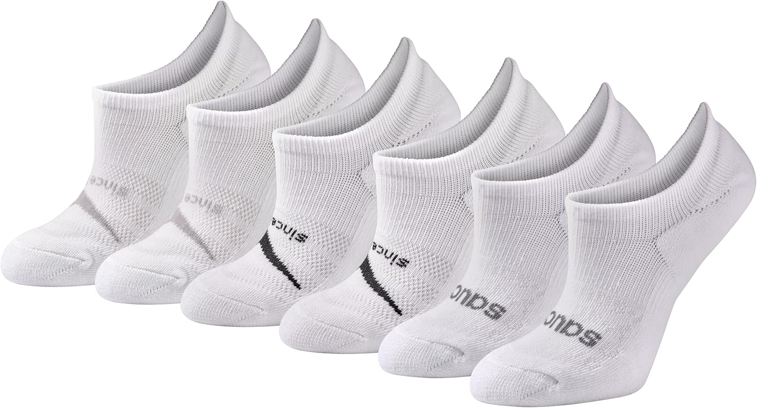 Saucony Women'S 6 Pack Selective Cushion Performance No Show Athletic Sport Socks image number 2
