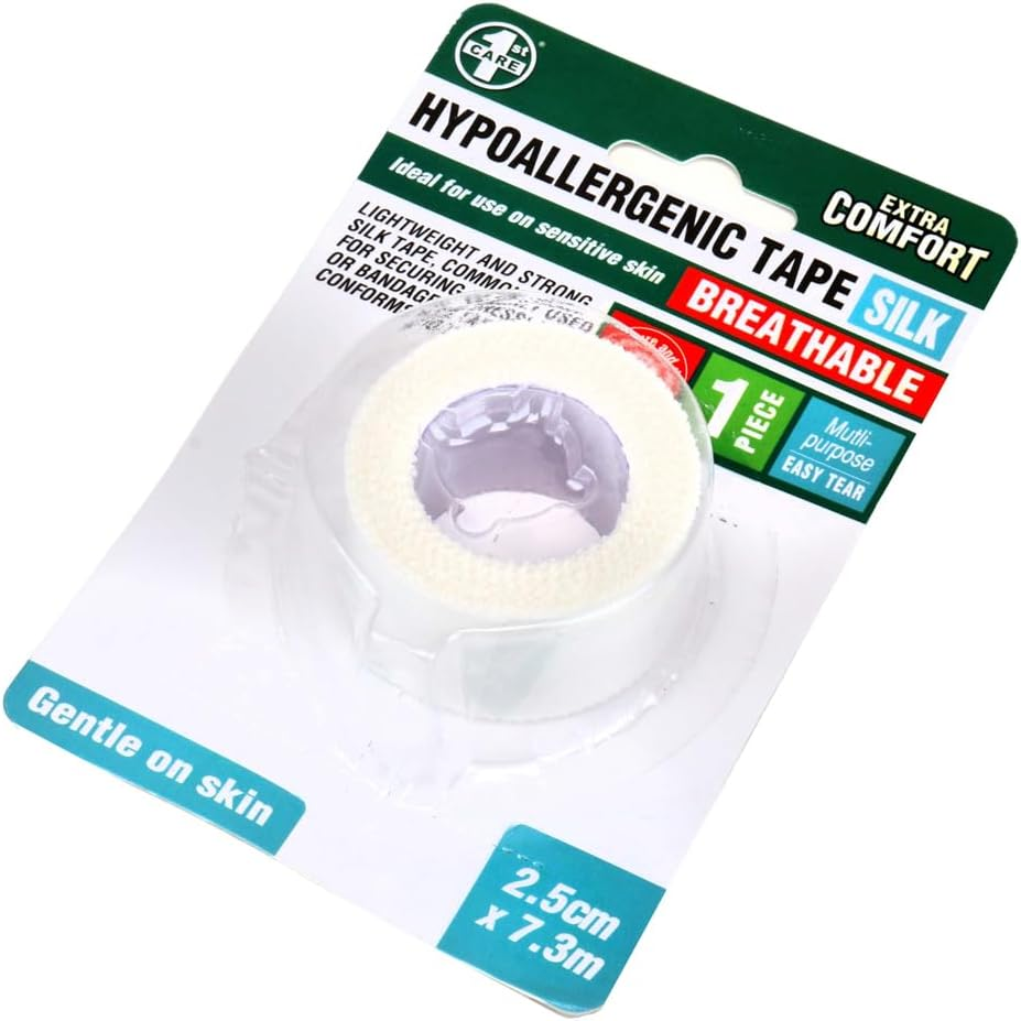 1St Care Hypo-Allergenic Silk Tape, 7.3 Meter Length X 2.5 Cm Width image number 4