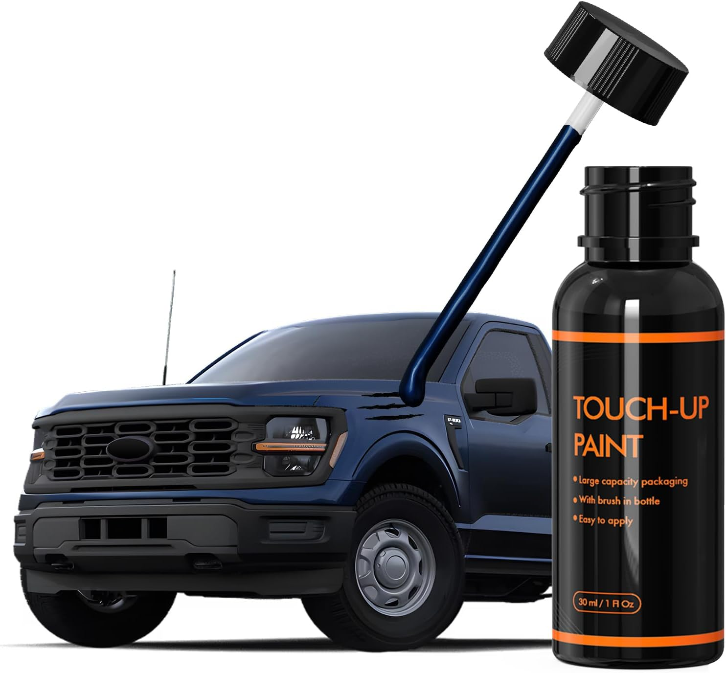 B3 Atlas Blue Touch up Paint for Ford, DIY Car Paint Scratch Repair Kit, Automotive Paints, Quick & Easy Fix Scratch Repair for F-150/Mustang/Escape/Bronco/Responder/Explorer/Edge/Maverick