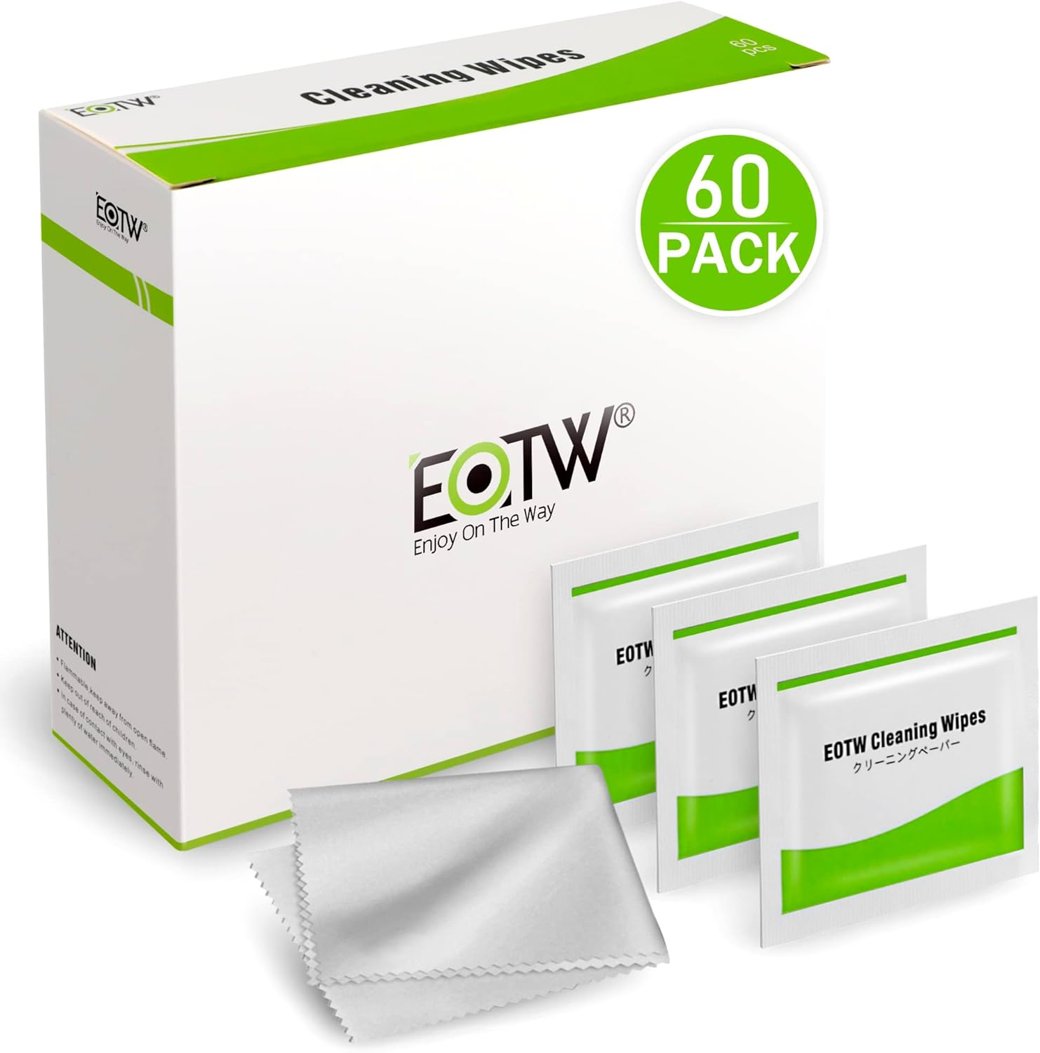 EOTW Screen Cleaner Wipes, Individually Wrapped for Computer, Monitor, Laptop, Ipad, Mobile Phone, LCD TV, Tablet PC, Keyboard Cleaning Kit [Pack of 240]