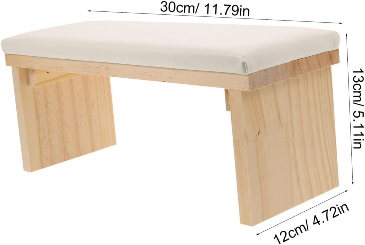 ELAYARD Nail Arm Rest Manicure Hand Cushion Stylish PU Surface Easy to Clean for Nail and Enthusiasts Essential Accessory for Manicure Table image number 1