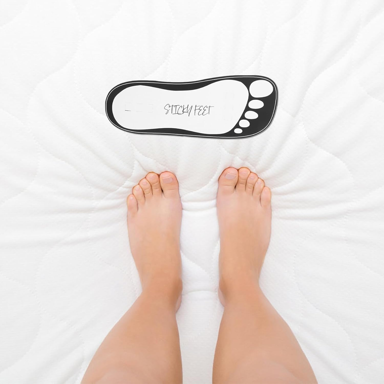 Healeved 25 Pairs Disposable Self-Adhesive Tanning Foot Pads for Spray Tan High Adhesion Sticky Sole Protectors for Salon and Home Use Efficient Uniform Tan Secure Fit image number 6