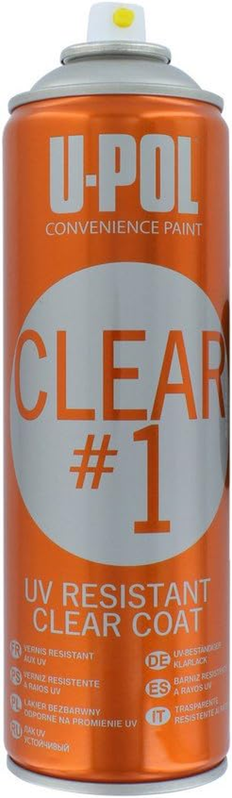 U-POL Clear#1 UV Resistant Clearcoat 450 Ml Aerosol (Pack of 1) image number 1