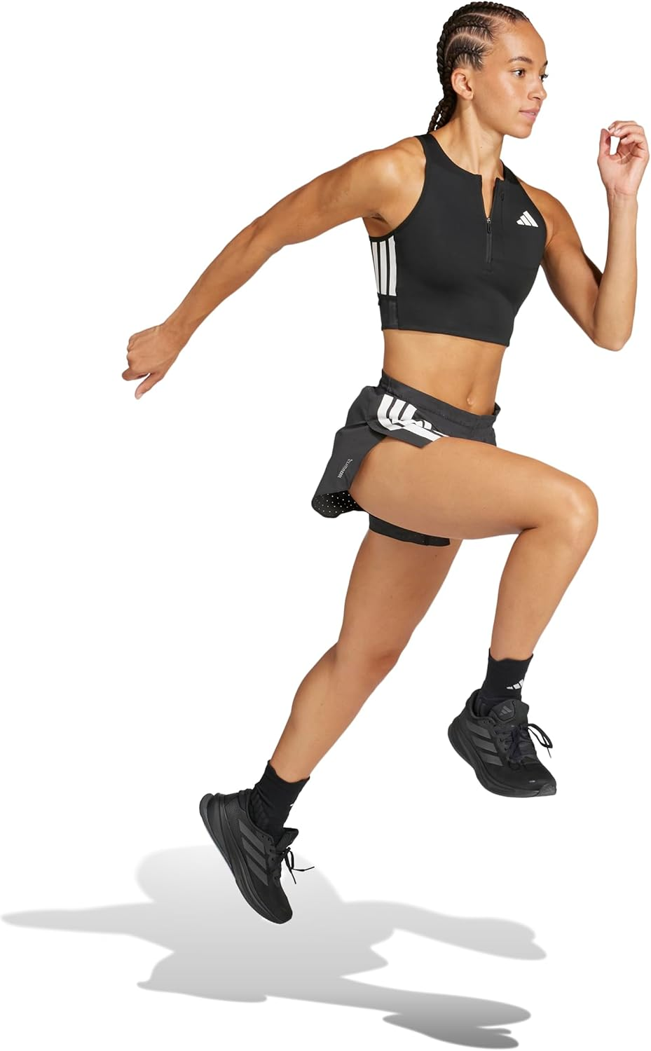 Adidas Women'S Running Shorts Adizero Split JTQ57 image number 3