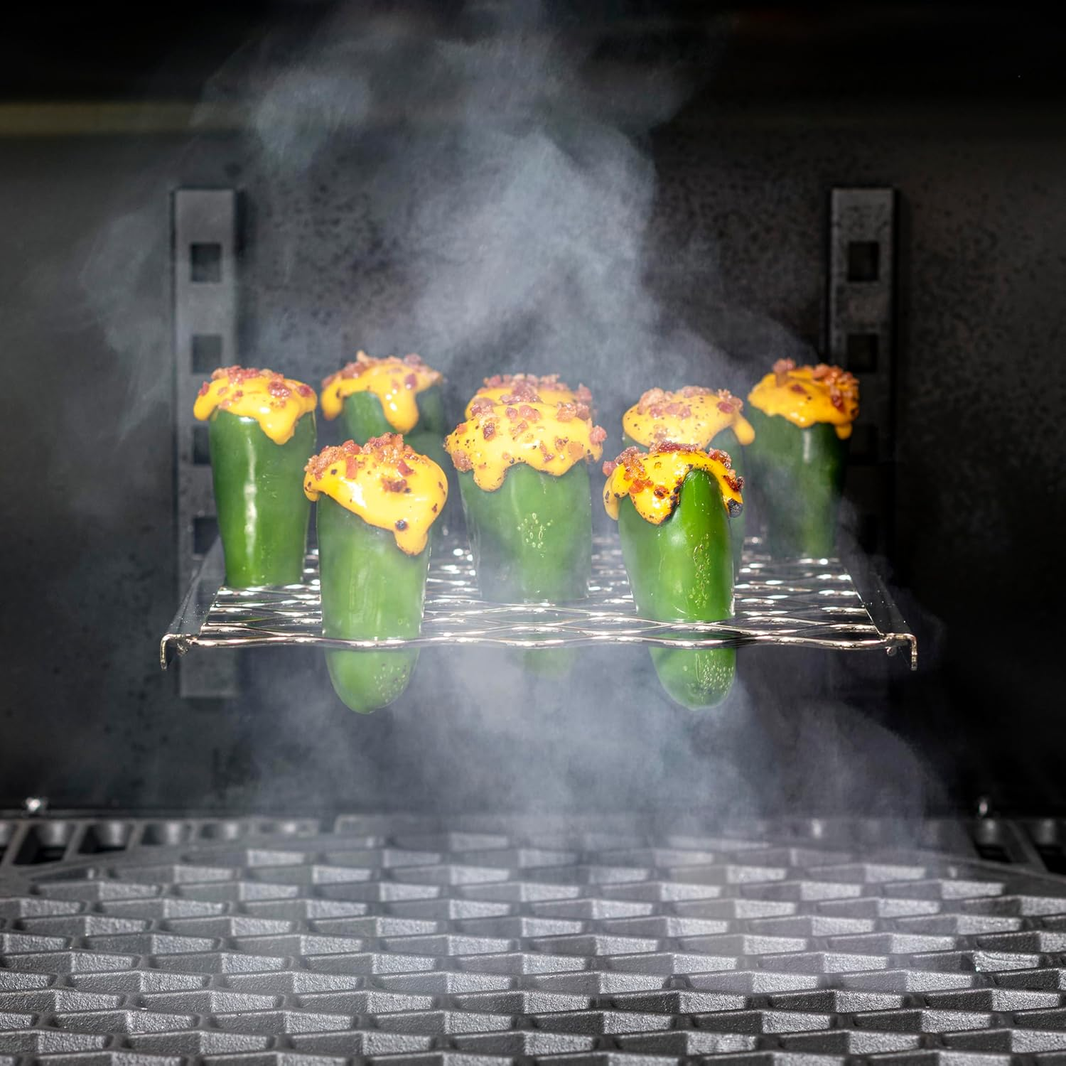 Oklahoma Joe'S 1864887W06 Drumstick & Pepper Flex Rack, 2-Pack, Silver