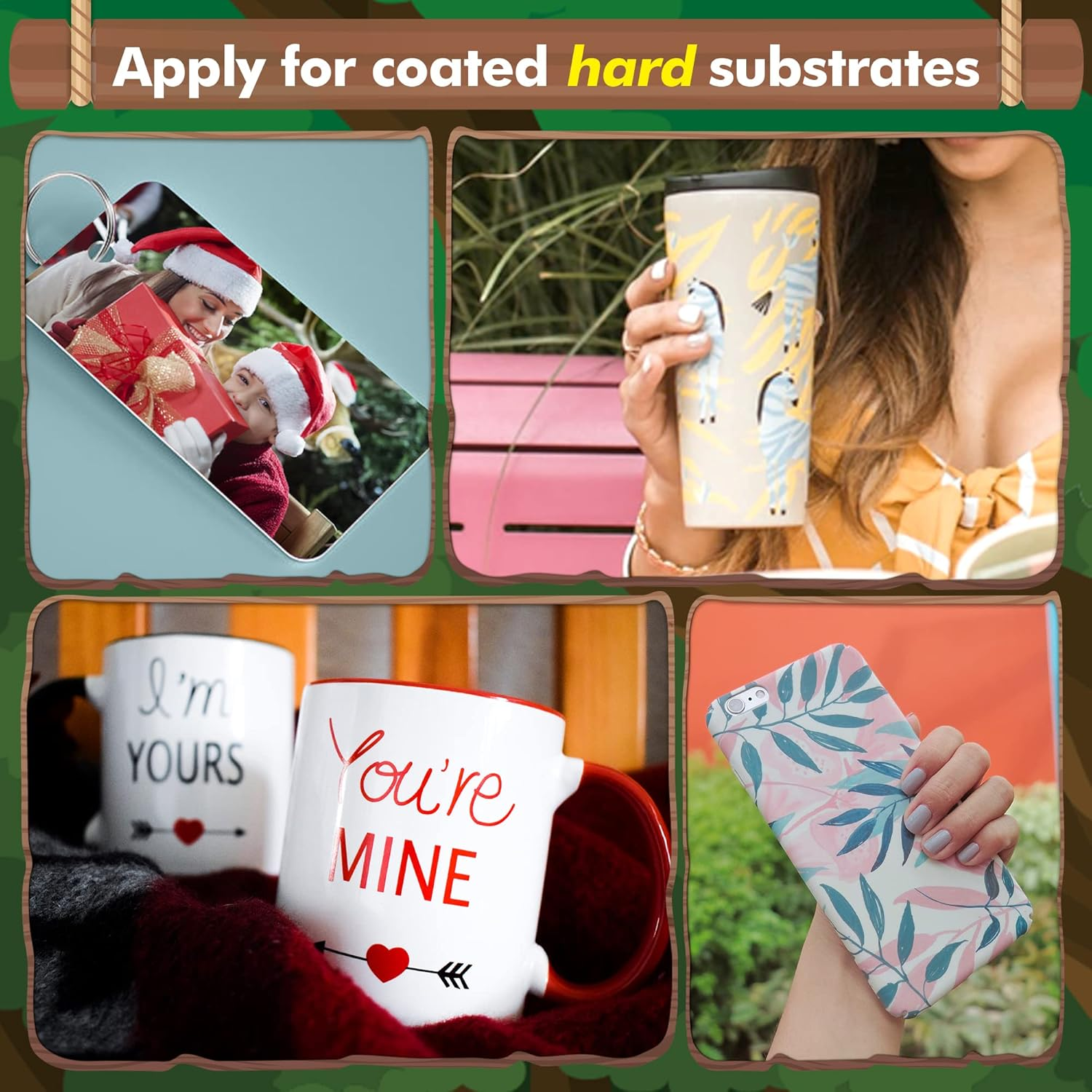 Koala Sublimation Paper 150 Sheets A4 Size 8.3X11.7 Inches for Heat Transfer DIY Gift Compatible with Inkjet Sublimation Printer 105Gsm image number 6