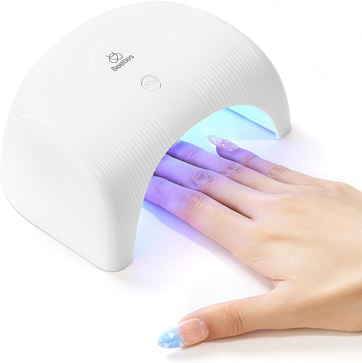 Beetles UV LED Nail Lamp, 10W Powerful UV Nail Light Curing Gel Nail Polish Gel Set/Base Gel/Top Coat DIY Manicure image number 2