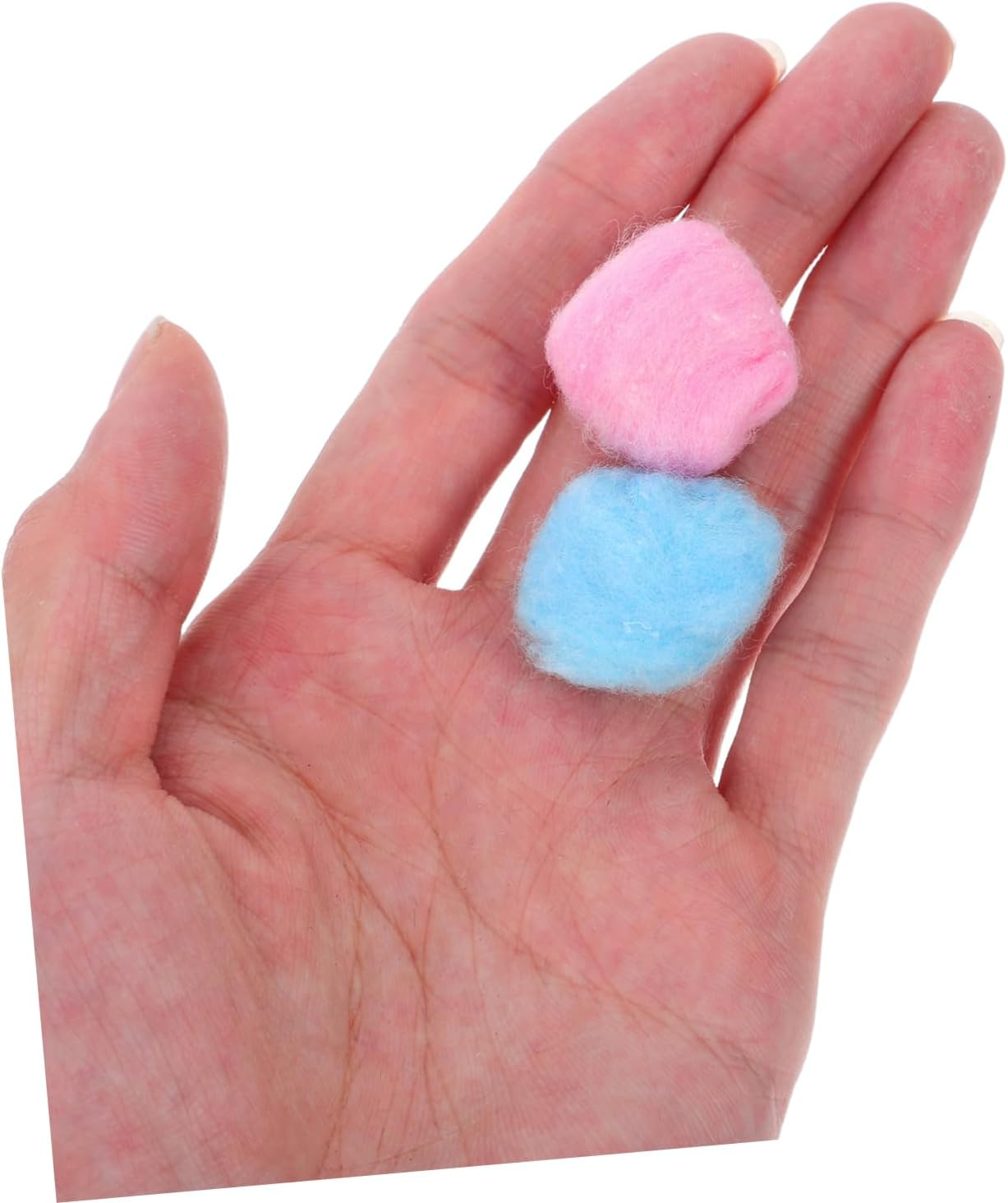 TEHAUX 500Pcs Colorful Cotton Balls Pom Pom Balls for Crafts DIY Handicraft Soft Warm Puff Suitable for Pet Bedding and Creative Winter Decorations image number 6