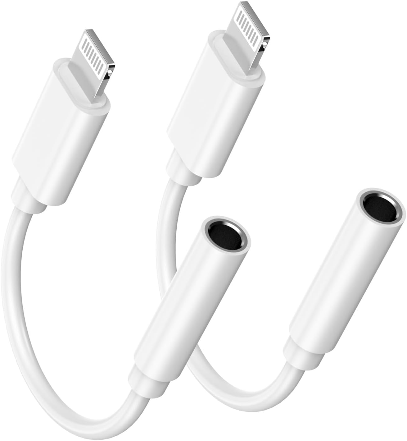[Apple Mfi Certified] Lightning to 3.5 Mm Headphone Jack Adapter for Iphone 14 Pro Max, 2 Pack Iphone 3.5Mm Headphone Aux Audio Converter Dongle Adapter for Iphone 14 13 12 11 Pro Max XS XR X 8 7 image number 6