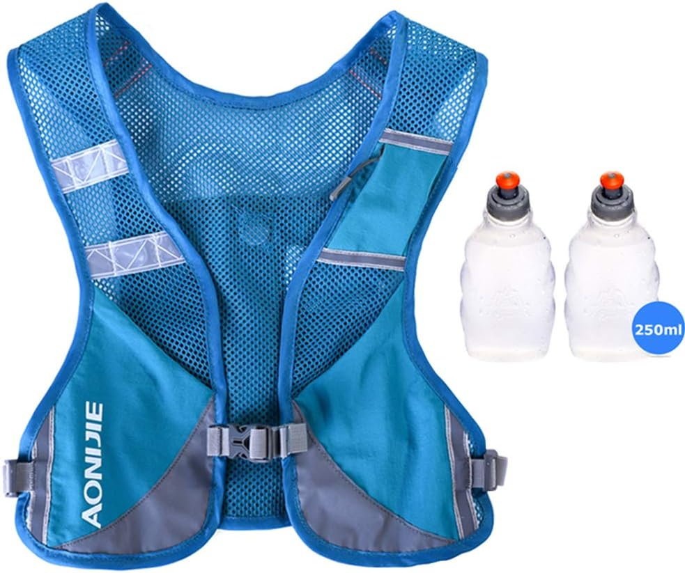AONIJIE Men Women Ultralight Running Vest Pack Reflective Breathable Hydration Backpack for Hiking Camping Marathon Cycling Race