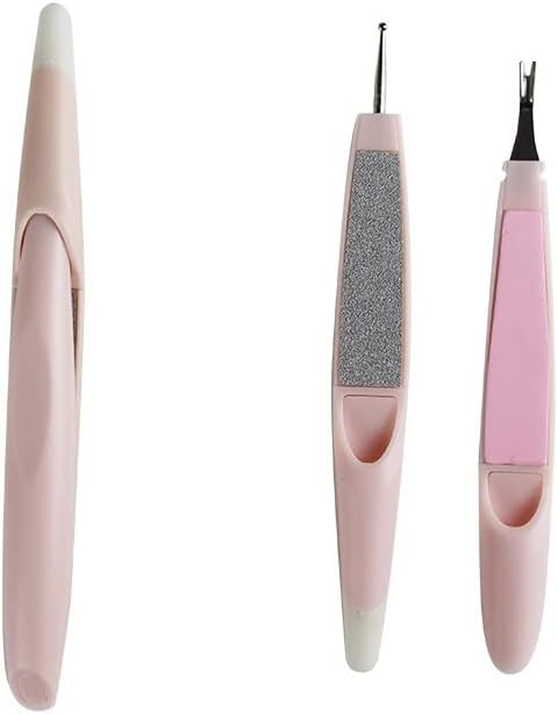 HIGHROCK Multifunctional Cuticle Trimmer Nail Files, Cuticle Pusher Cuticle Knife Remover Dead Skin Nail Art Tools. Professional Finger & Toe Nail Care. image number 3