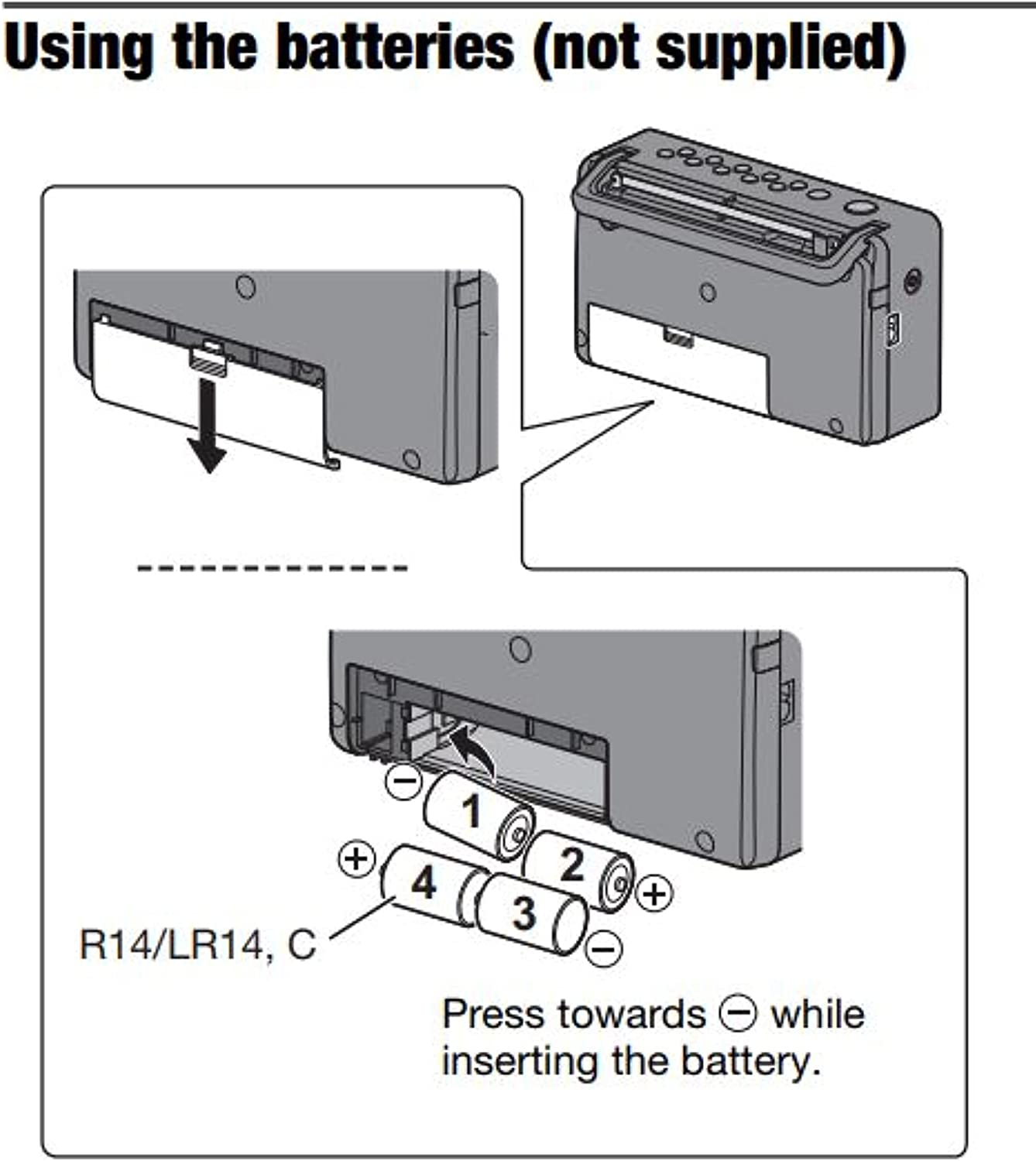 Panasonic Portable Digital DAB+ FM Radio (RF-D10GN-K)