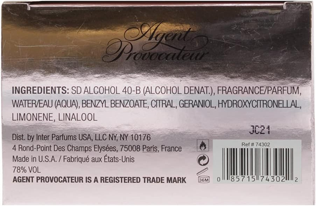 Agent Provocateur Pure Aphrodisiaque Eau De Parfum Spray for Women, 40 Ml image number 2