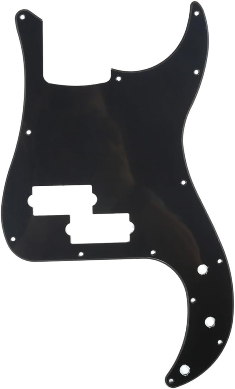 Musiclily 13 Hole P Bass Pickguard for Fender American/Mexican Standard Precision Bass,4Ply White Pearl