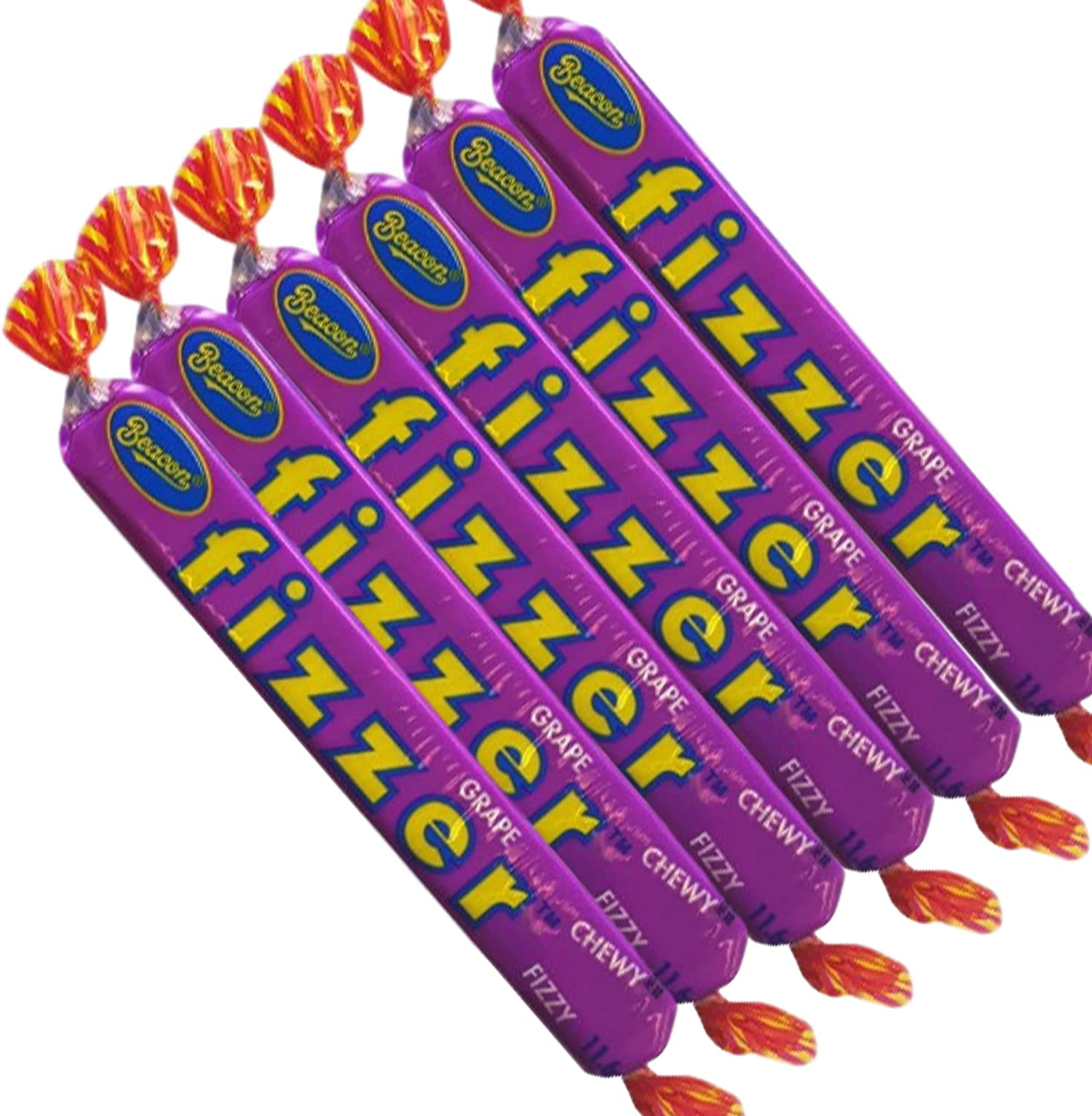 Beacon Fizzers Assorted Flavours - Chewy Candy Bars - 48 Piece Pack Individually Wrapped &ndash; Bulk Value Pack - Perfect for Parties, Movie Nights, and More image number 2