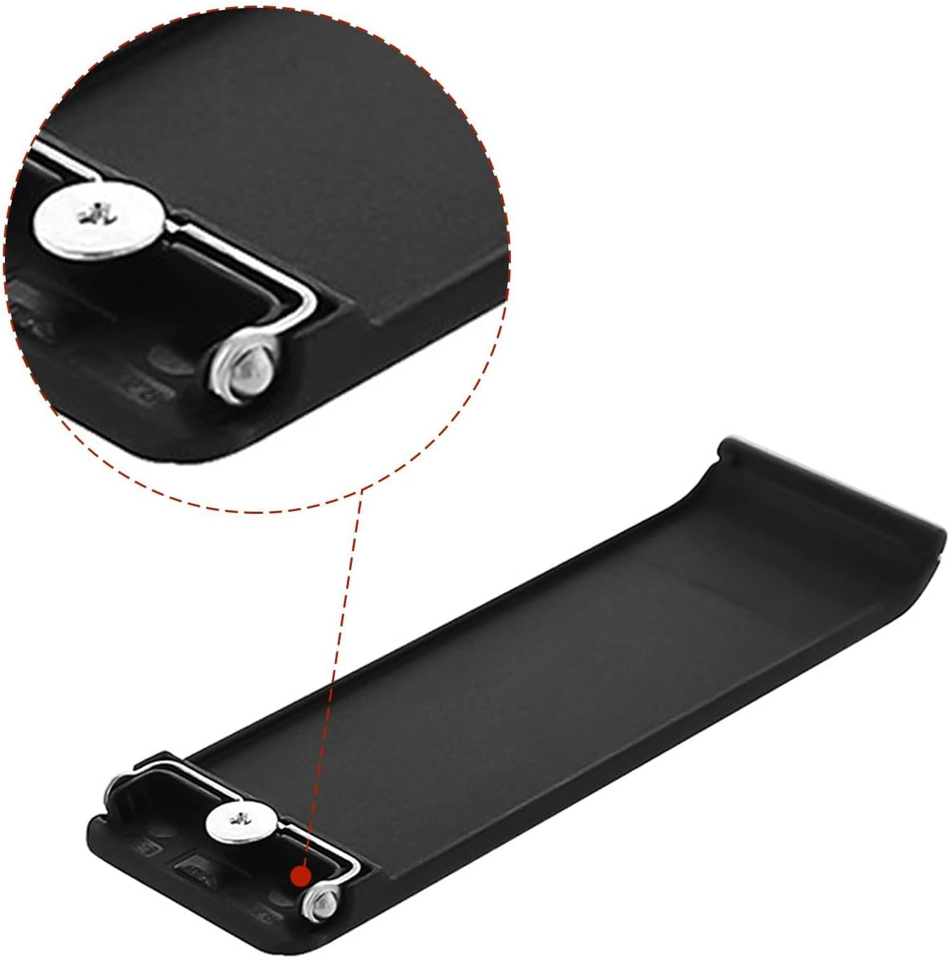 Switch Back Stand Replacement, 4Pcs Upgraded Durable Kickstand for Switch Console, anti Slip Stable Handheld Mode Support, Easy Installation Replacement Parts, Black image number 5