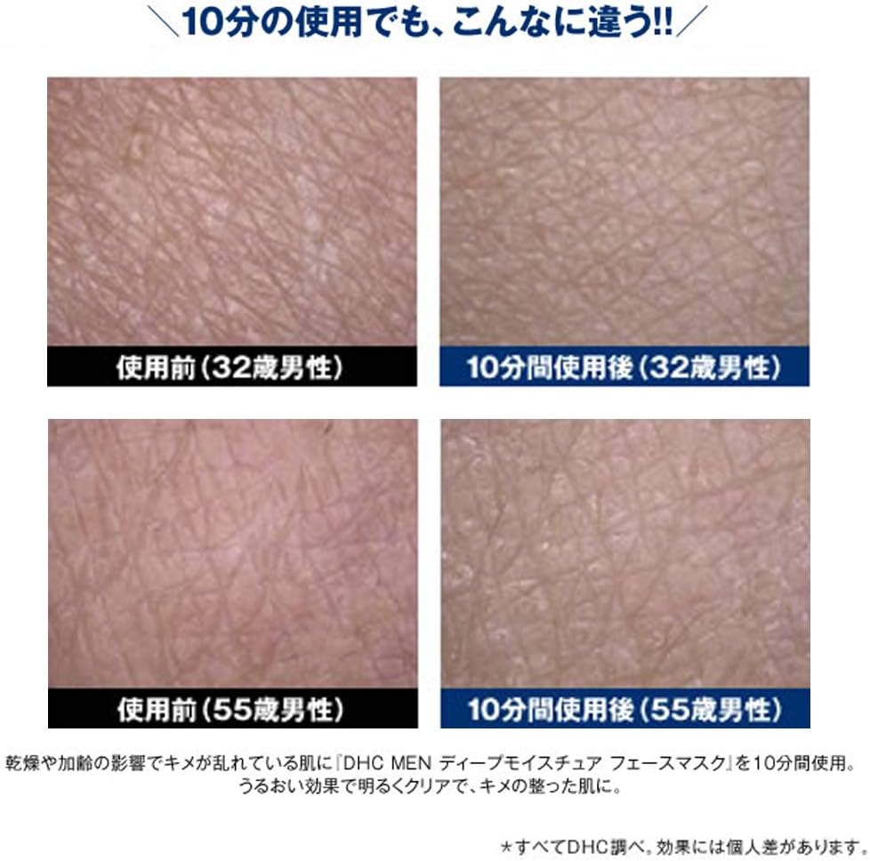 DHC MEN(男性用) ディープモイスチュア フェースマスク 4枚 image number 2