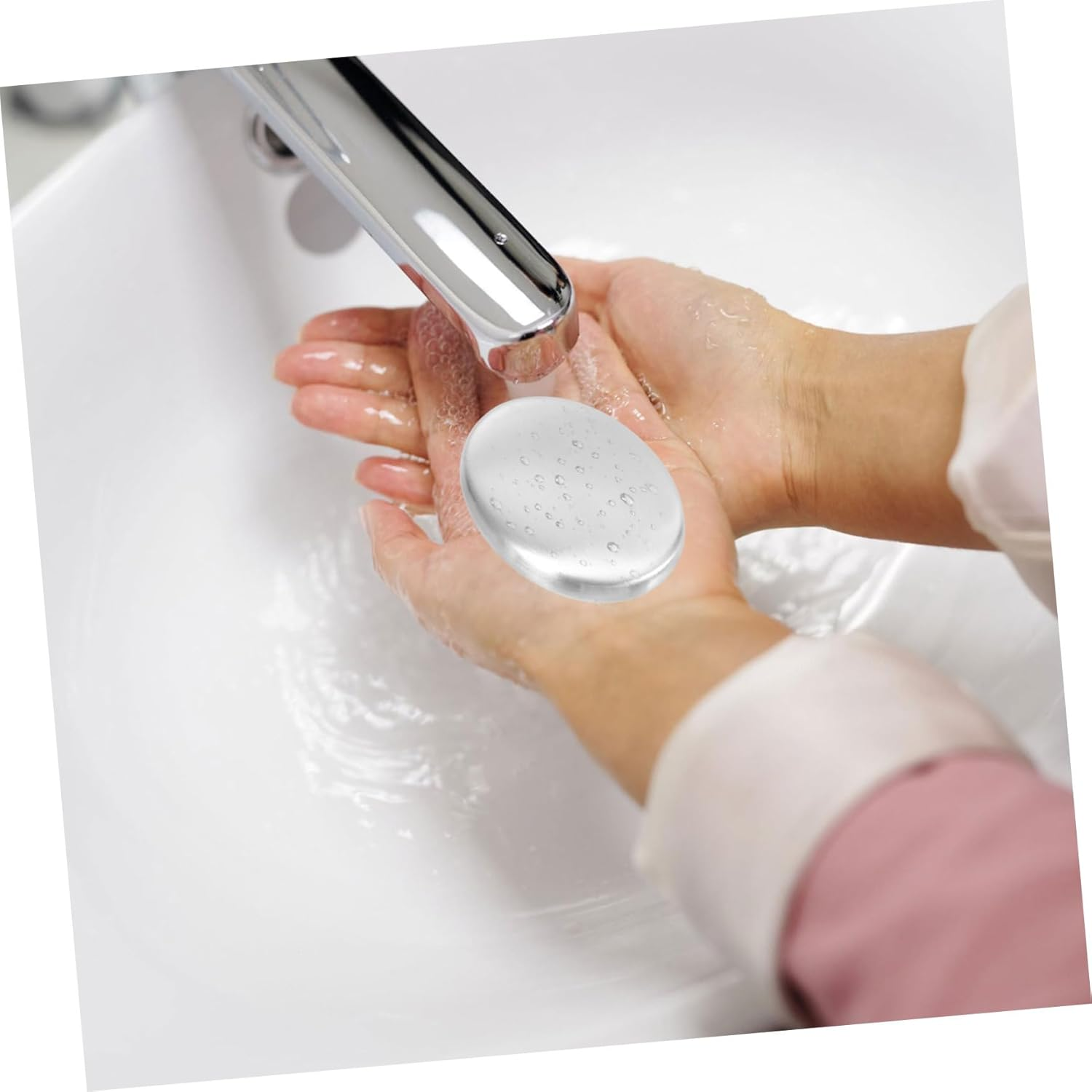 Stainless Steel Odor Removing Soap Bar for Kitchen and Home Metal Soap Remover for Fish Smell 2Pcs image number 3