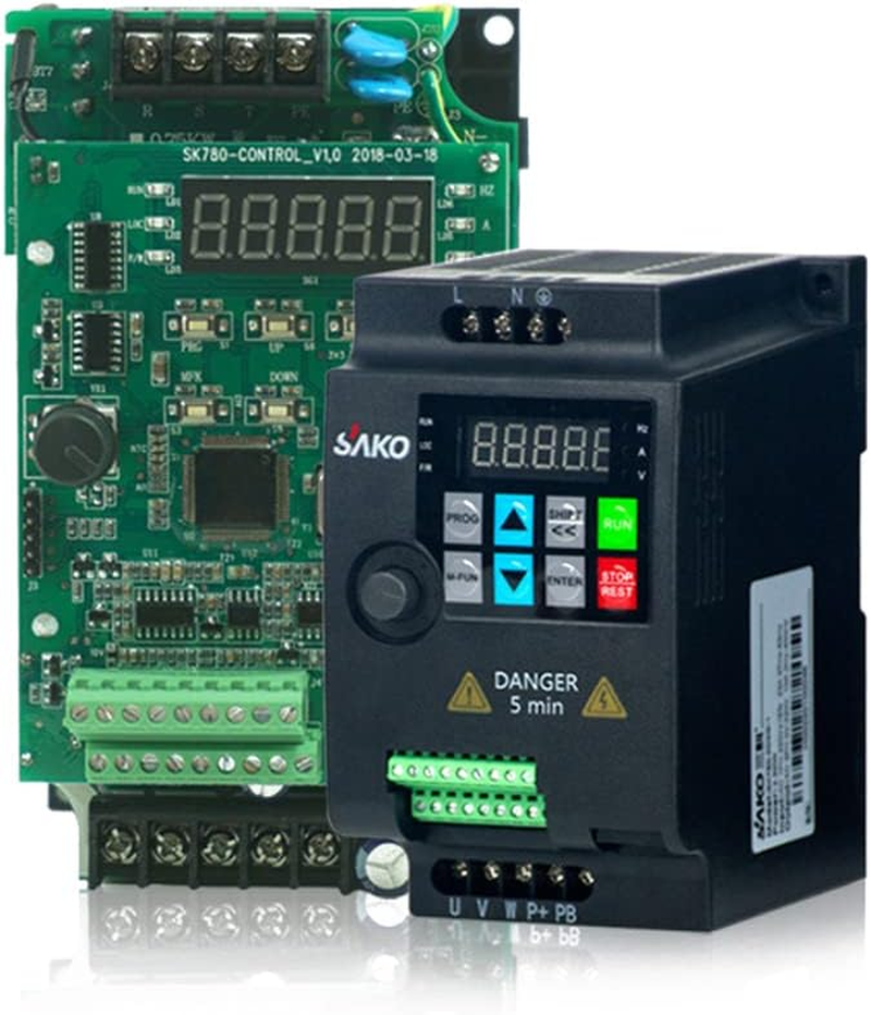 Vector Inverter, Single Phase AC220V Vector Inverter VFD Variable Frequency Converter for Stepless Motor Speed Control image number 5