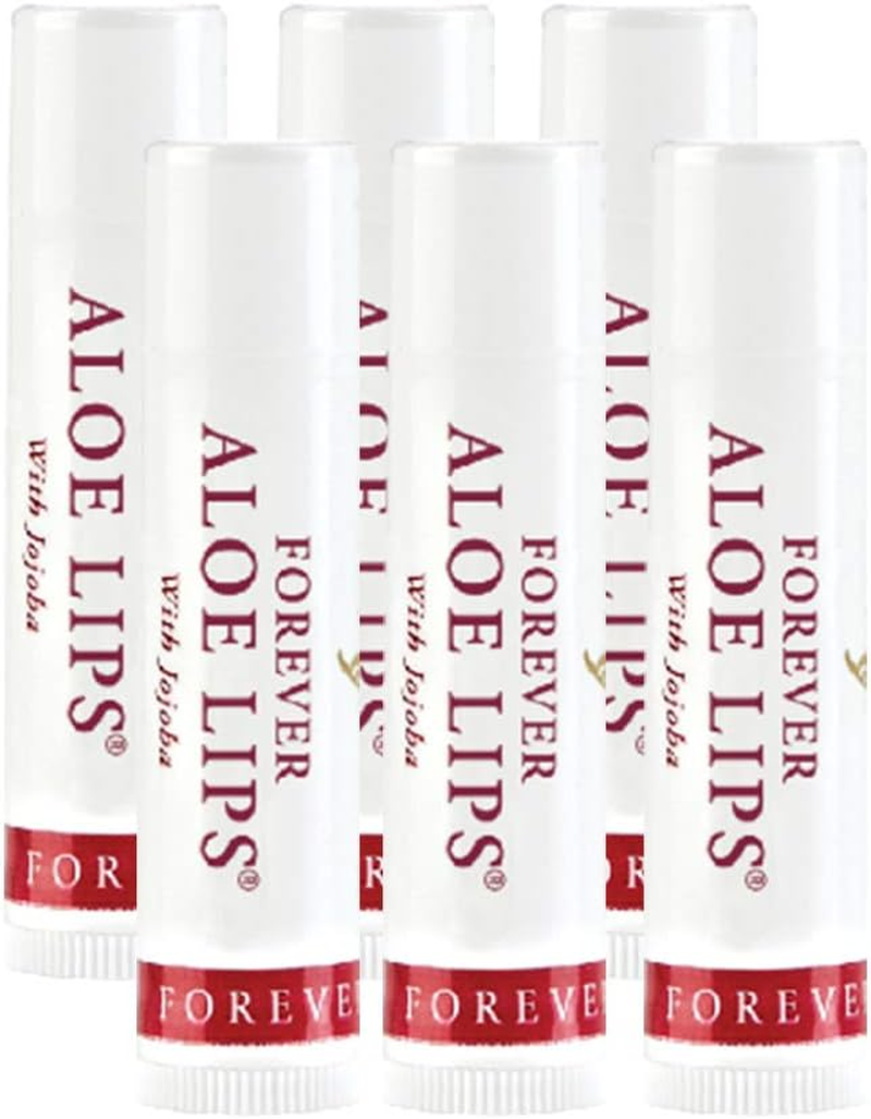 Forever Living Products Aloe Lips with Jojoba, Chapstick, Lip Balm, Very Healing. Contains 6 0.15 Oz (Pack of 6) image number 3