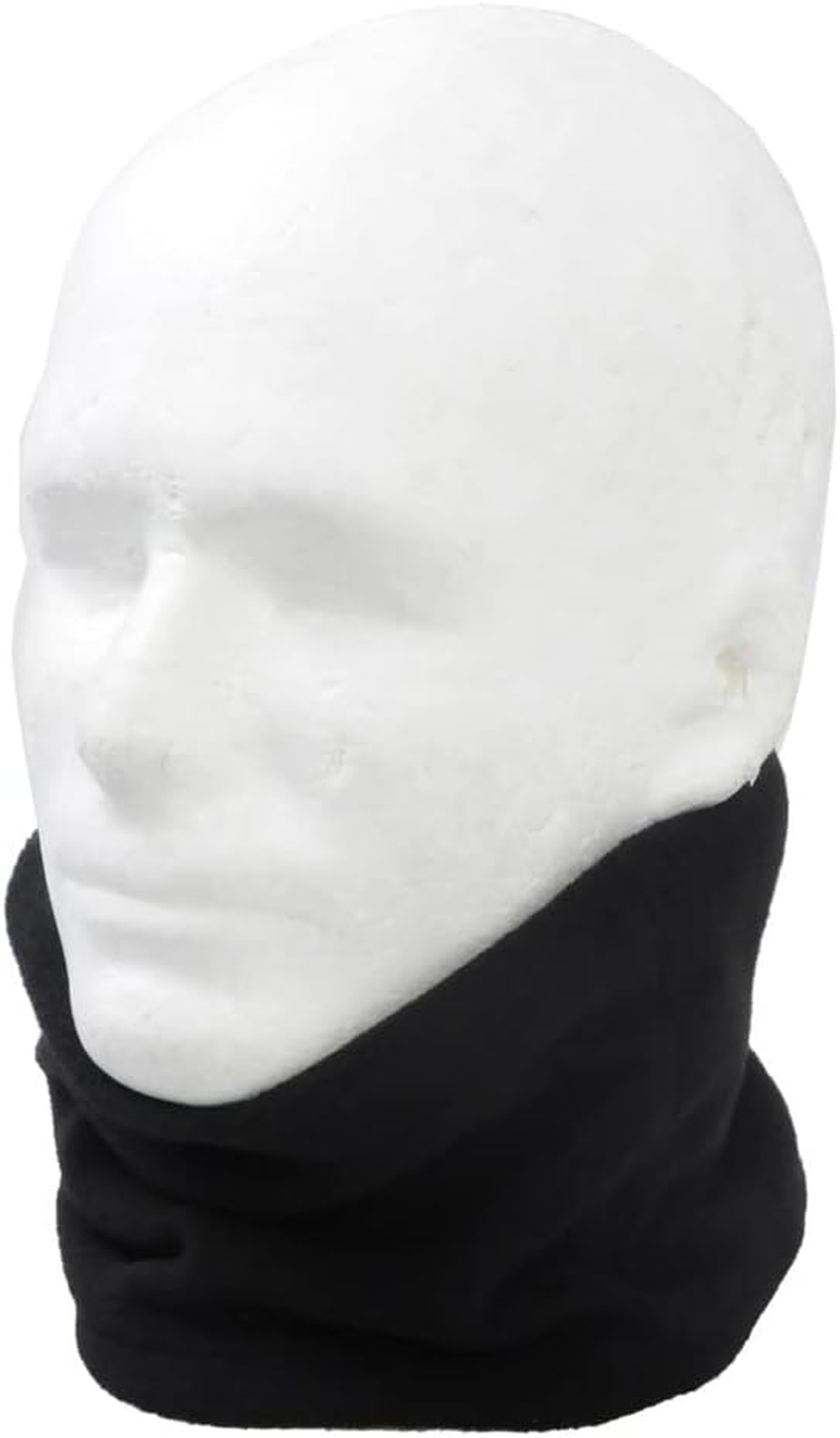 BIGTEDDY Winter Warm Fleece Snood Scarf Neck Warmer Beanie Hat Ski Balaclava Men Women - Dark Blue image number 4