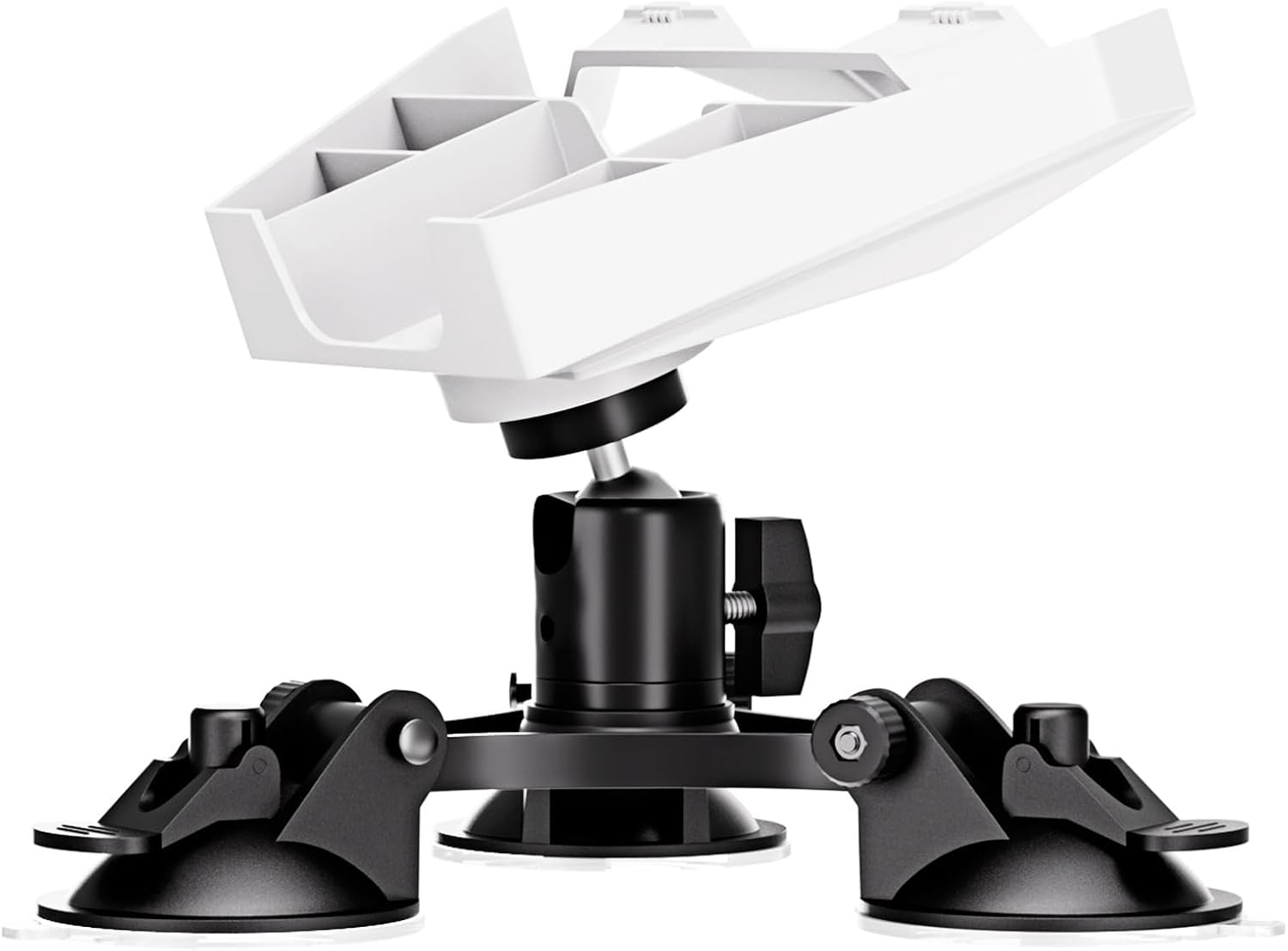 Starlink Mini Tripod Suction Cup Mount - 3X Heavy Duty Vacuum Grip, 360&deg; Adjustable ABS Anti-Slip Base for Car/Rv/Boat, Portable Installation