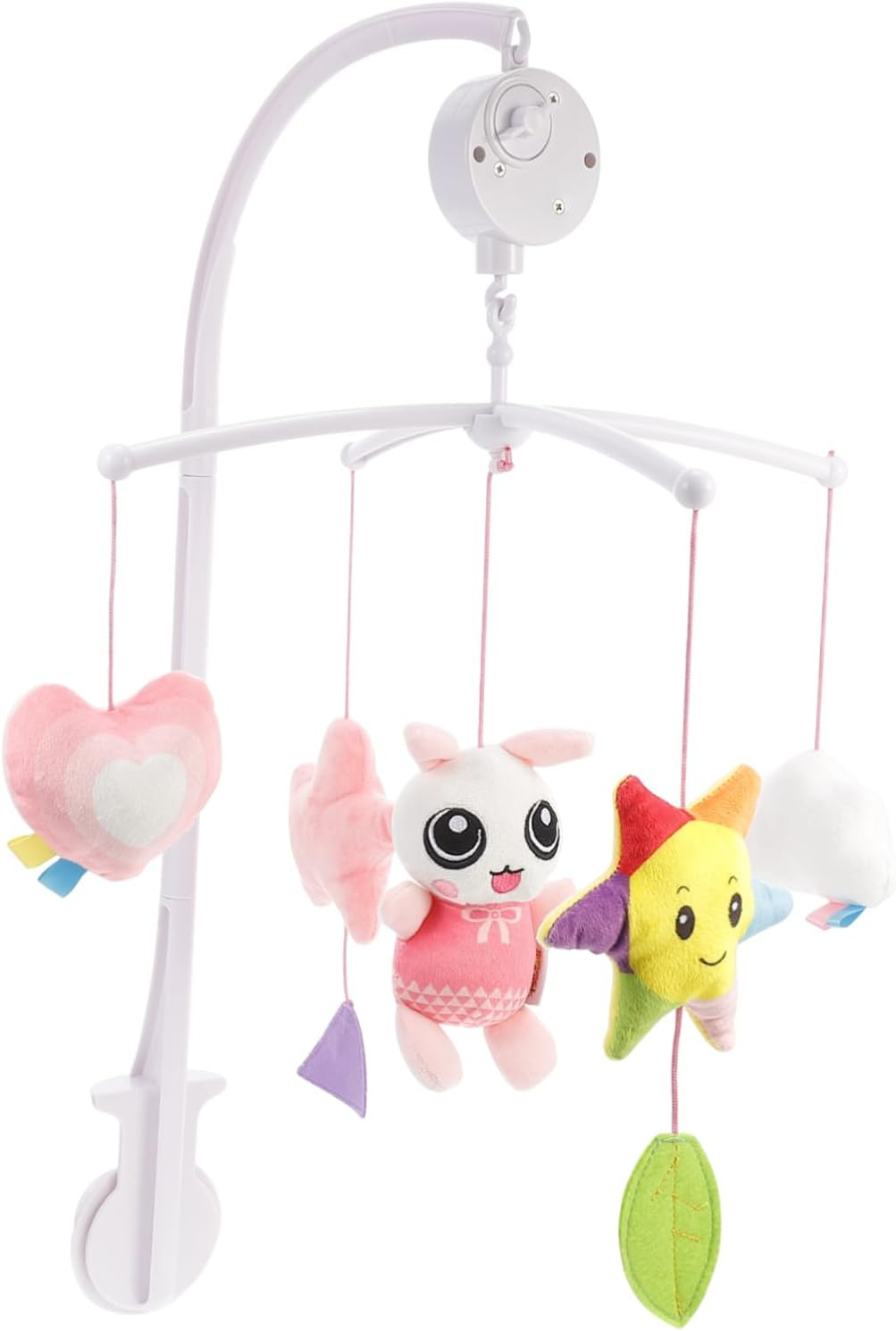 Mobile Crib Rabbit Musical Nursery Mobile for No Batteries Required Enhances Development for Showers Calming Effect for Crib Sleep image number 2