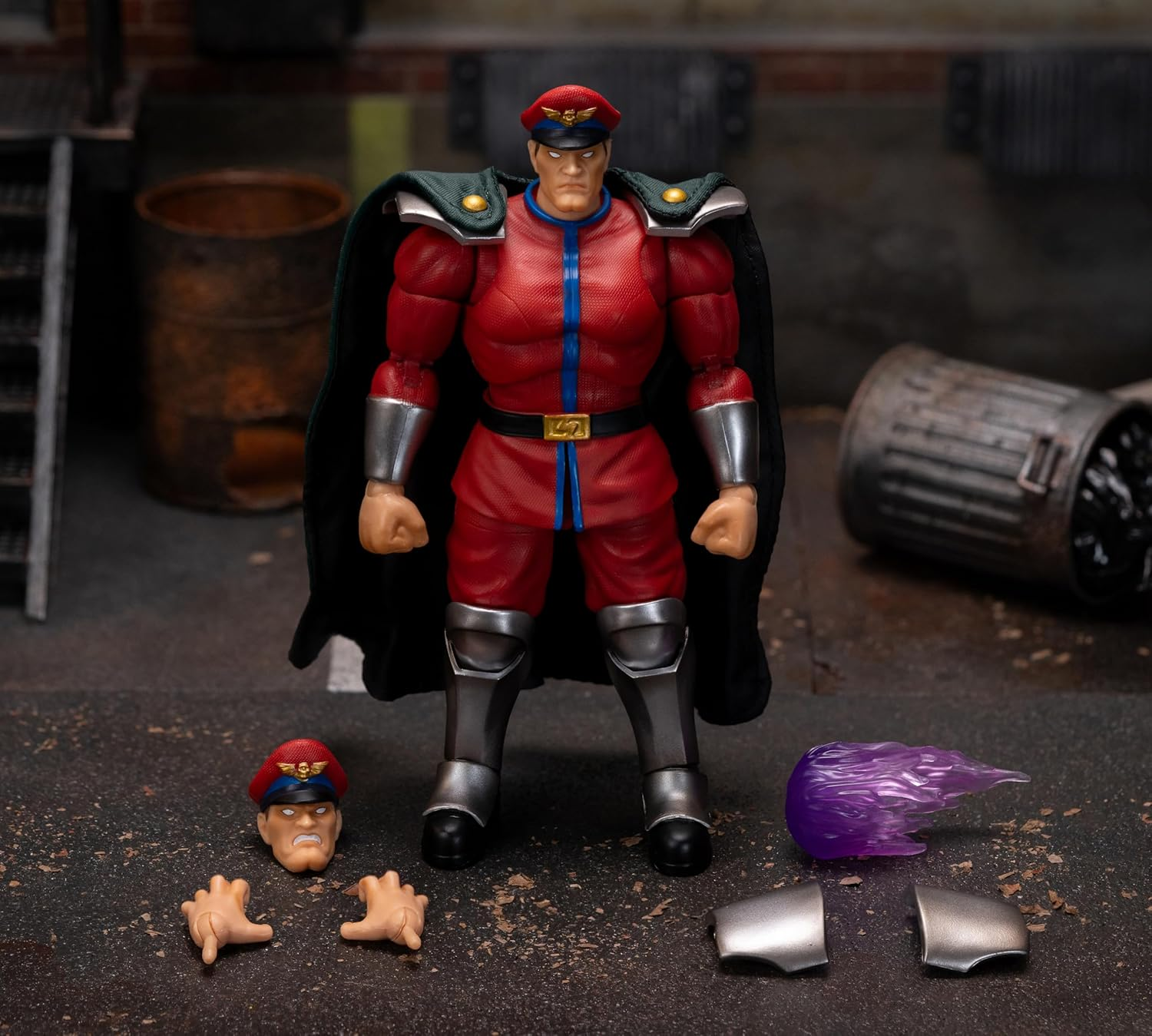Jada Toys Street Fighter M. Bison Action Figure 6-Inch Size image number 1