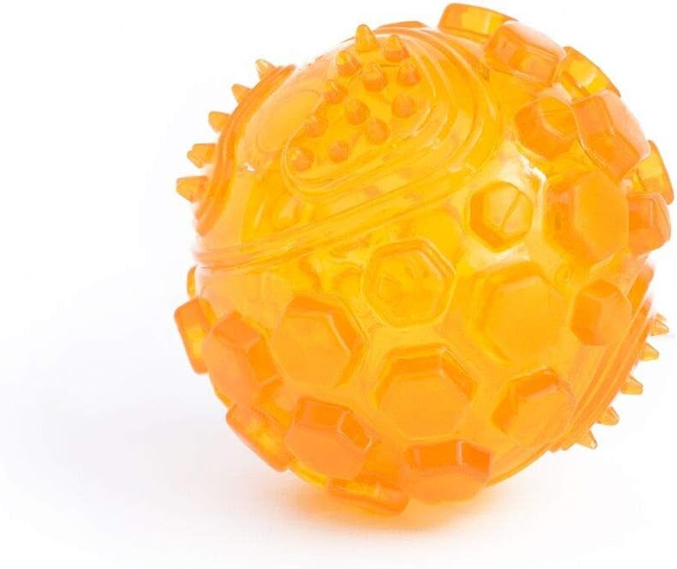 Zippy Paws - Zippytuff Squeaker Ball Dog Chew Toy - Pink, Small image number 3