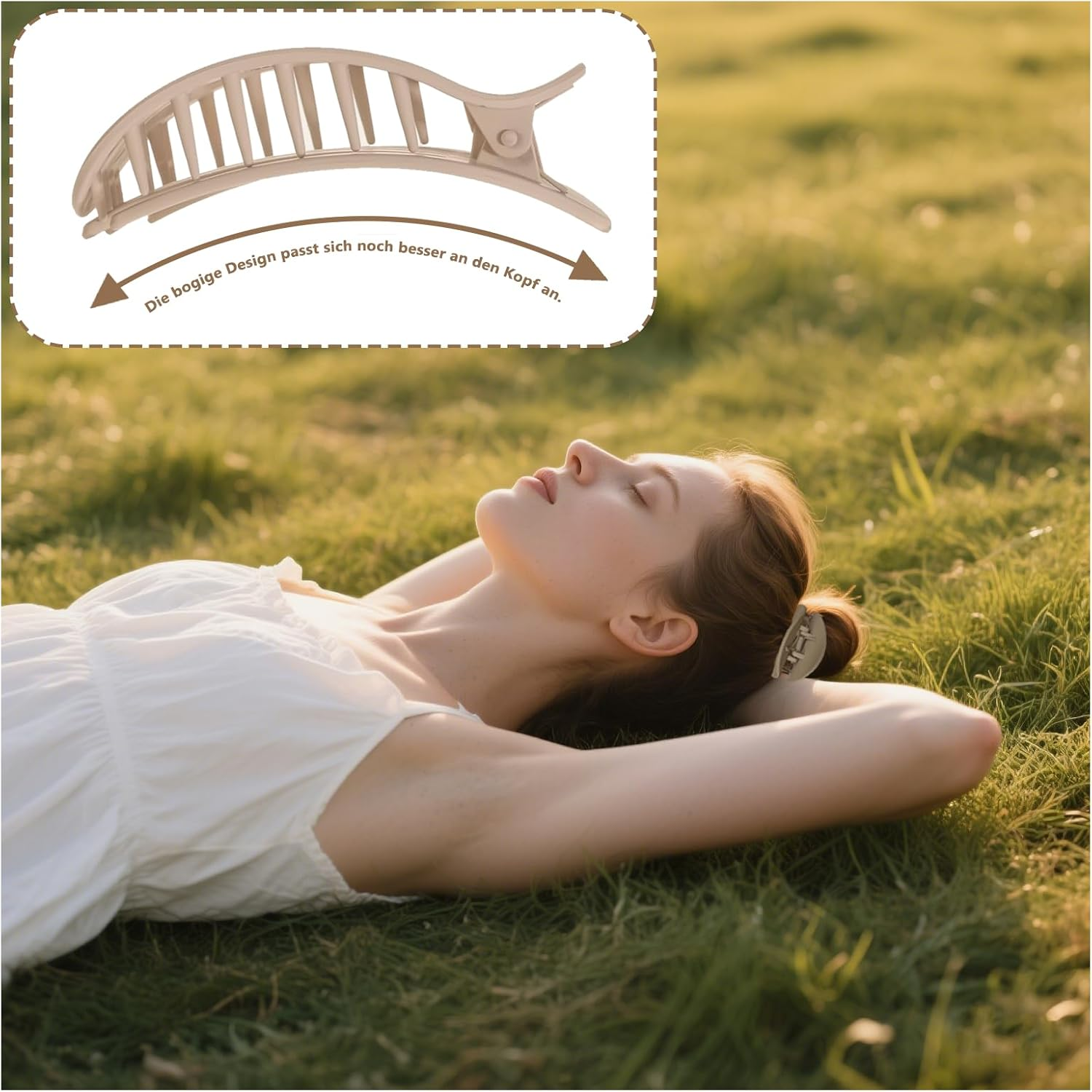 Alethron Pack of 6 Flat Hair Clips for Women, Classic Multi-Colour, Hair Clip, Medium Flat Women'S Hair, Strong Hold Side Hair Clips, Strong Hold for Thick and Thin Hair image number 4