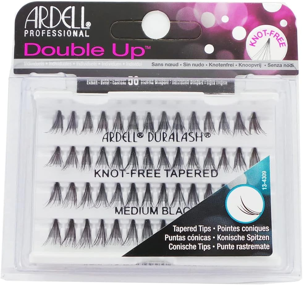 Ardell Double up Soft Touch Long Individuals Lashes, Black, Long