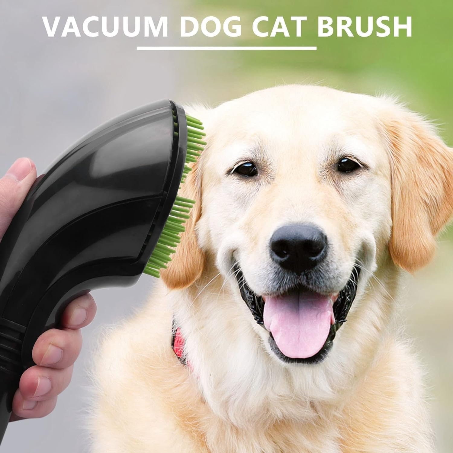 Pet Grooming Brush, Pet Hair Brush Vacuum Cleaner Nozzle Attachment, Cat & Dog Hair Brush Pet Grooming Tool Vacuum Cleaner Accessories image number 4