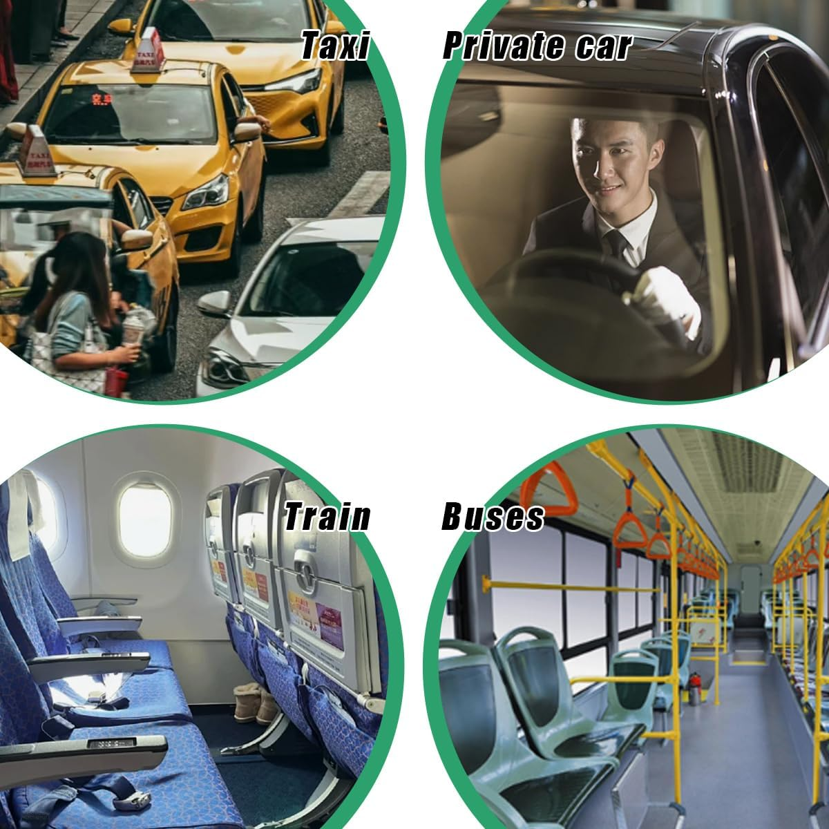 Povtii 100 PCS Disposable Car Seat Covers, Dustproof Plastic Auto Seat Protective Covers, Universal Clear Vehicle Seat Protector for Airplane Seats, Salon Chairs, Car Accessories image number 5