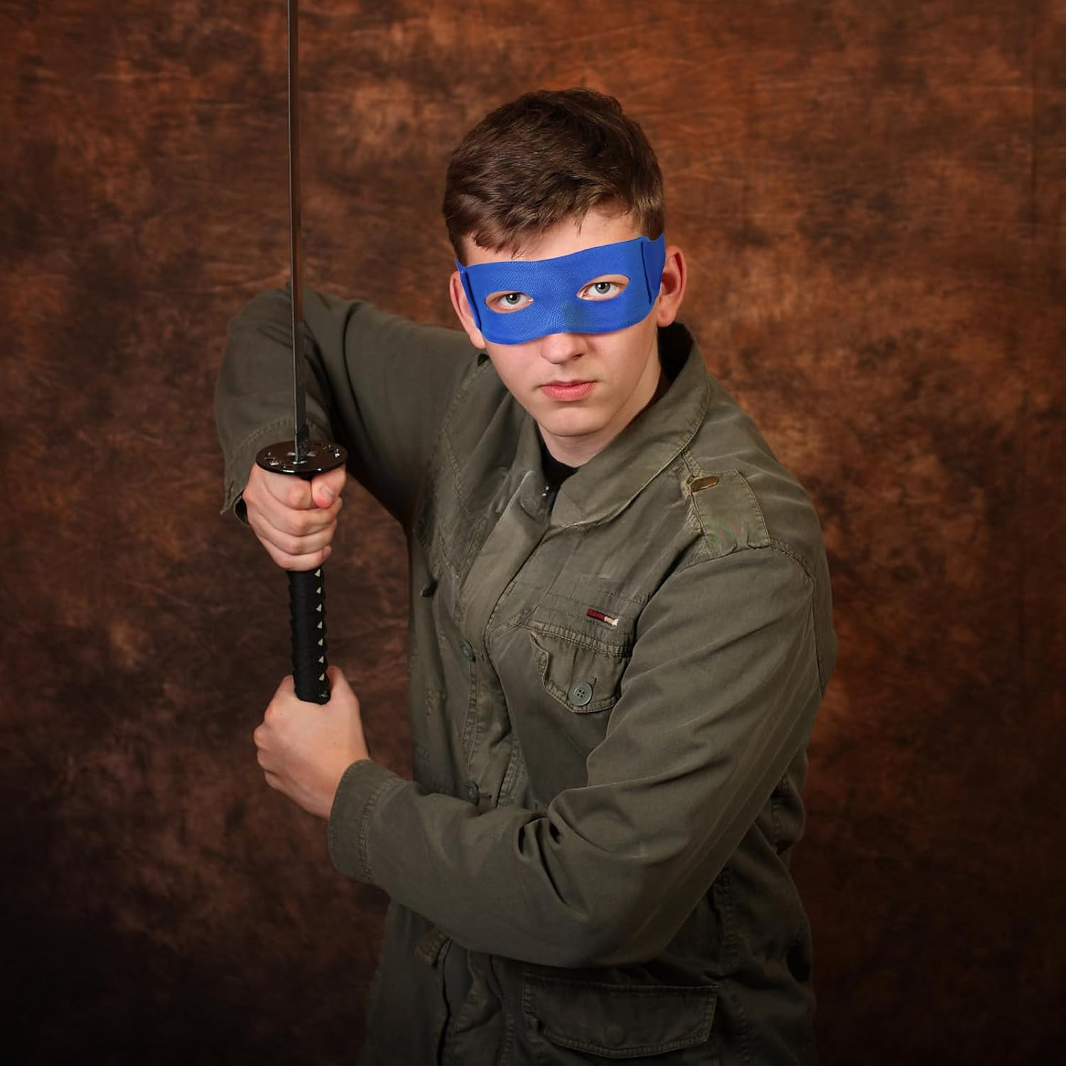 Halloween Costume Eye Mask Adult Masquerade Hero Mask Cosplay Party Dress up Accessories image number 2