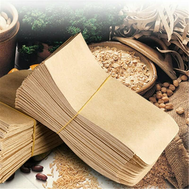 AIMALL 100Pcs Kraft Paper Seed Packets Garden Home Storage Bags Mini Envelopes 6X11Cm for Garden and Home Use image number 3