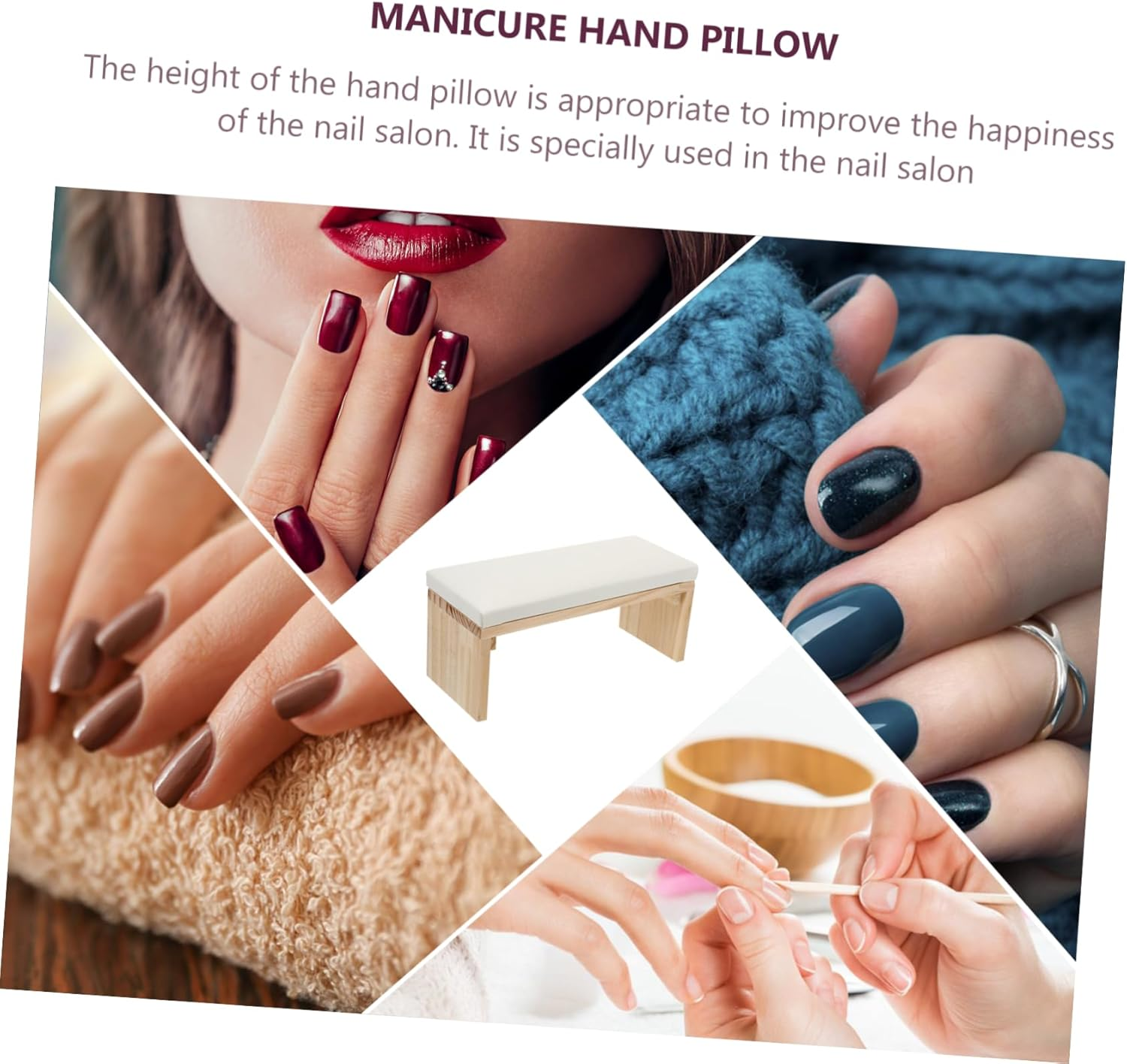 Manicure Support Hand Pillow Cushion Nail Rest Pillow Japanese Type for Nail Art Tool during Manicure Sessions image number 5