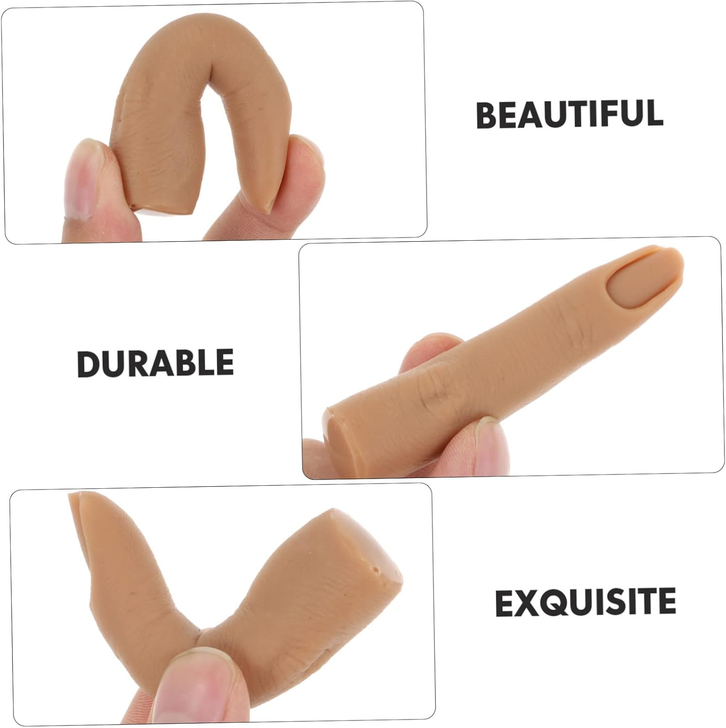 IWOWHERO Nail Tech Supplies Nail Art Practice Realistic Artificial Finger Training Model image number 6