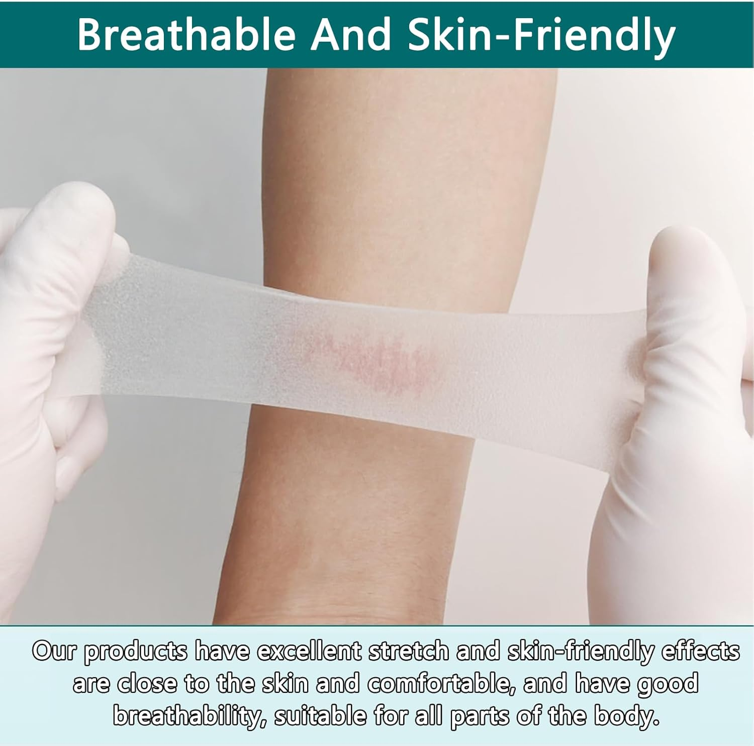 TONGLUO Hydrocolloid Roll for Wound Care, 2" X 11.8Ft, Self-Adhesive Waterproof Bandage, Flexible and Adjustable for Blisters, Acne, Cuts and Skin Protection image number 5