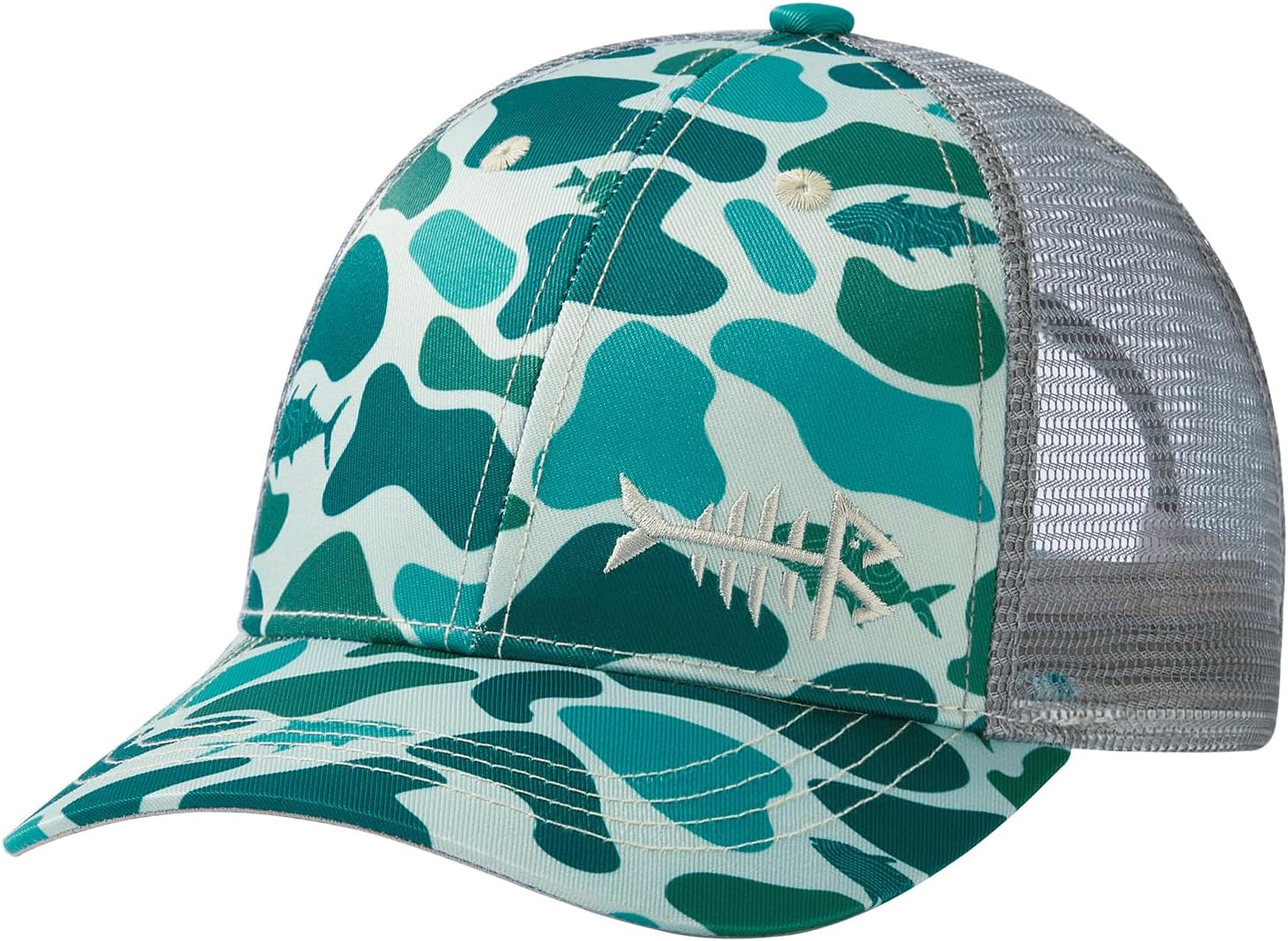 BASSDASH Altimate Fishing Hat Mesh Back for Men Women Adjustable Baseball Trucker Cap image number 4