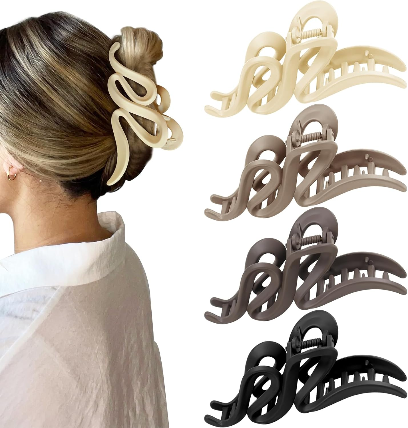 Pack of 4 Hair Clips