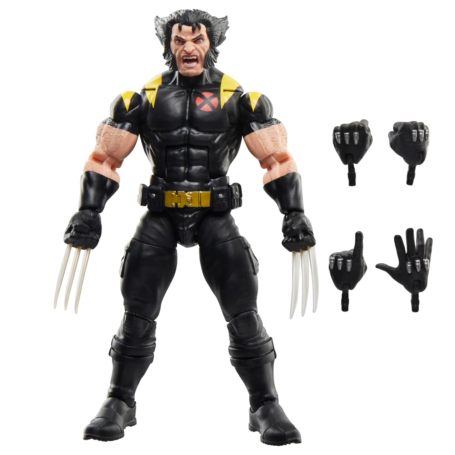Marvel Legends Series Wolverine, X-Men Comics Collectible 6-Inch Scale Action Figure image number 2