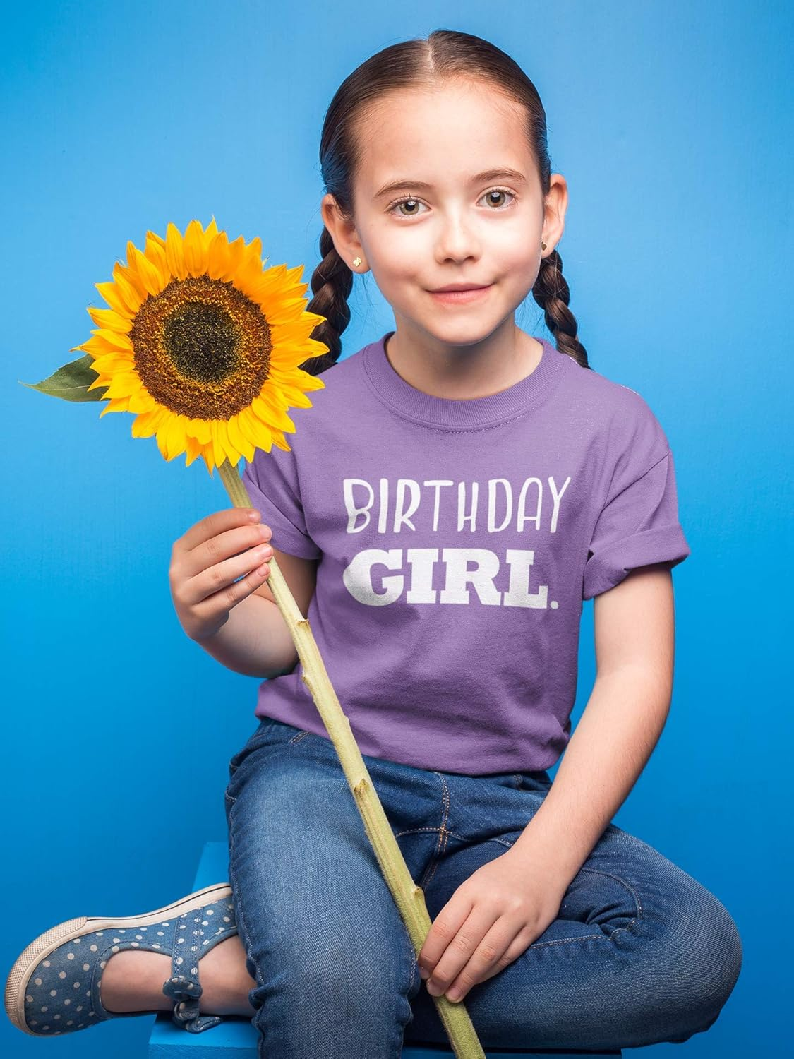 Birthday Girl Shirt Girls Birthday Tee Outfit Toddler Baby 1St 2Nd 3Rd 4Th 5Th 6Th 7Th image number 3