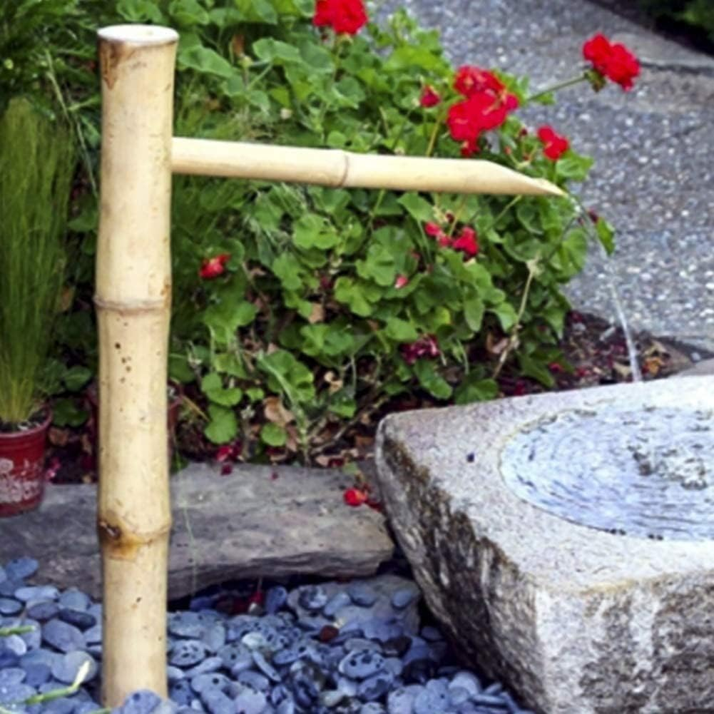 Garden Fountain Decoration Bamboo Feng Shui Outdoor Water Fountain Japanese Garden Design Spout,Bamboo Water Feature Waterfall image number 2