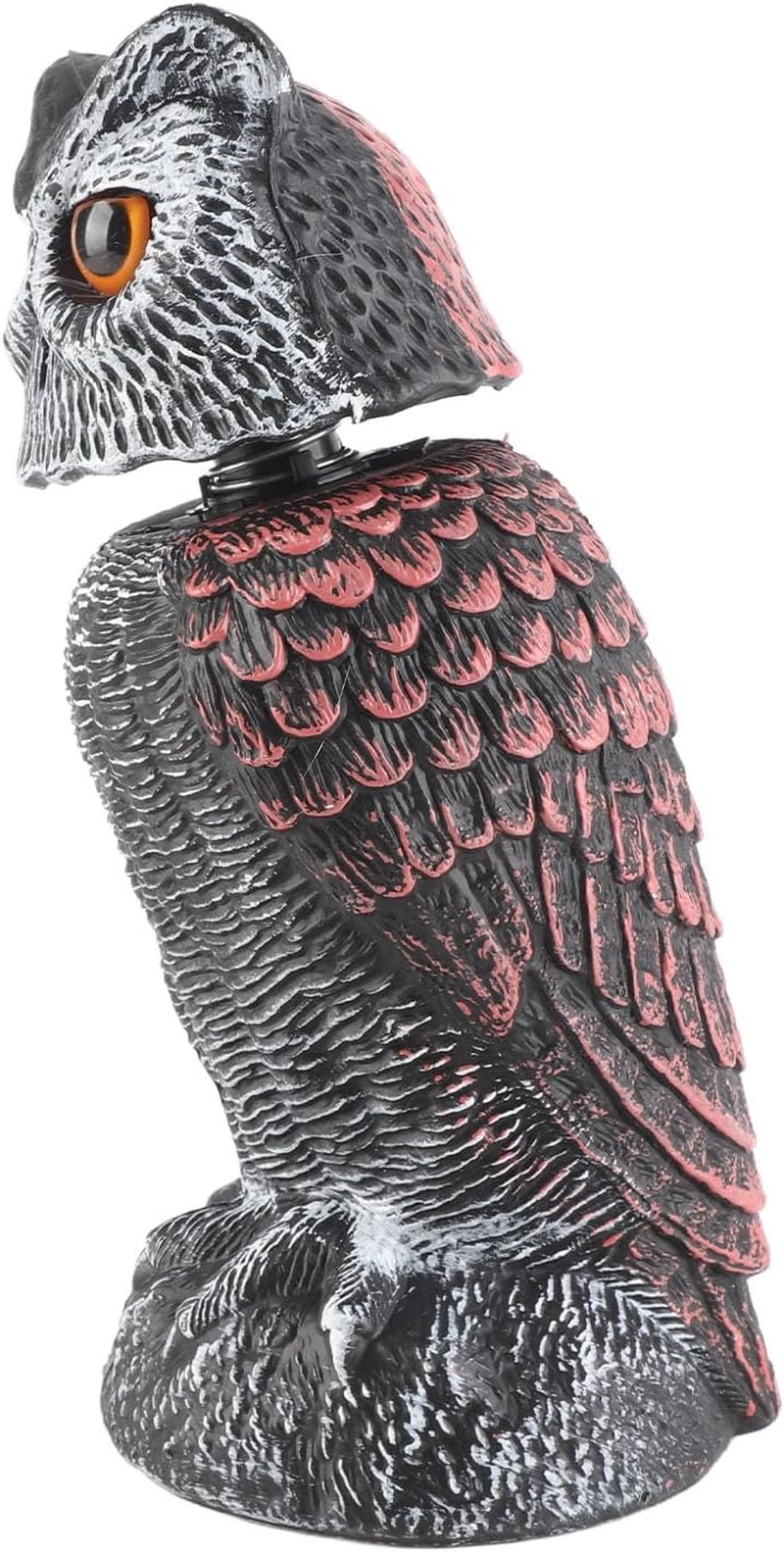 Plastic Owl Decoy, Owl Decoy to Scare Birds Away Exquisitely Crafted Waterproof Shake Sun Proof Outdoor Garden Decoration for Orchard for Crops image number 6