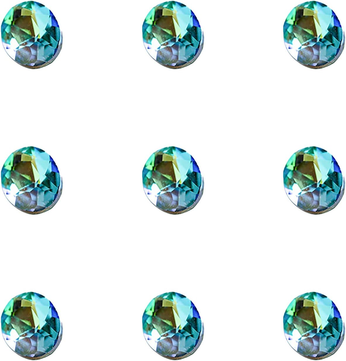 50 Grains Nail Art Rhinestones Nail Art Gems Decorative Nails DIY Super Flash Pointed Rhinestone Oval Dark Green image number 2