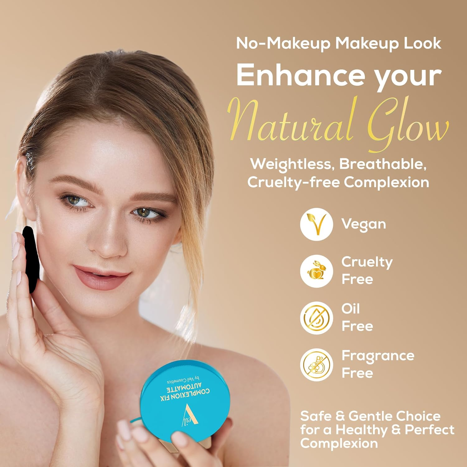 Veil Cosmetics Automatte Mattifying Balm for Poreless Face Makeup Primer, Touch-Up, Paraben Free image number 5