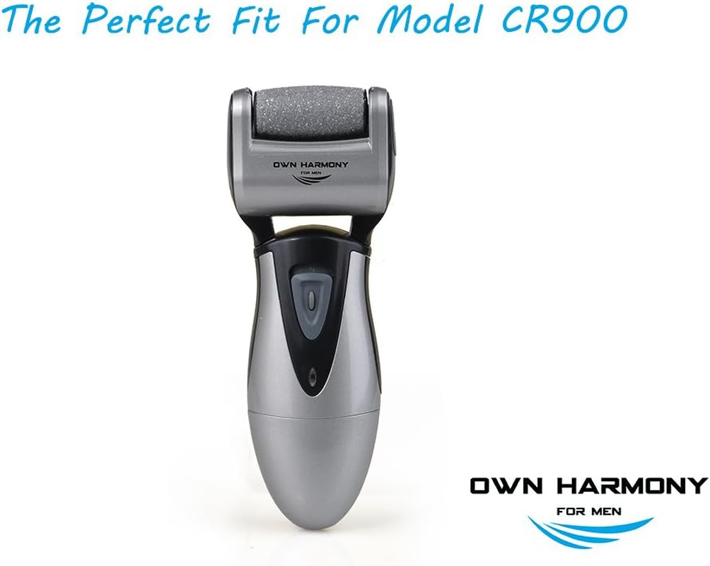 Own Harmony Extra Coarse 3 Refill Rollers Best Fit for Electric Callus Remover CR900 for Men - Pedicure File Tools Foot Care - Replacement Refills 3 Pack - Men'S - Extra Coarse image number 2