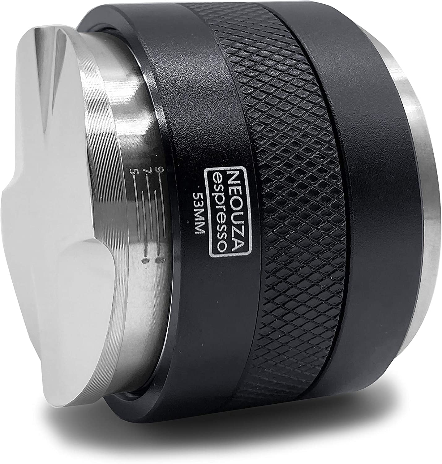 NEOUZA 53Mm Coffee Distributor & Tamper, Dual Head Coffee Leveler Compatible with Breville 54Mm Portafilter Coffee Machine Accessories, Adjustable Depth